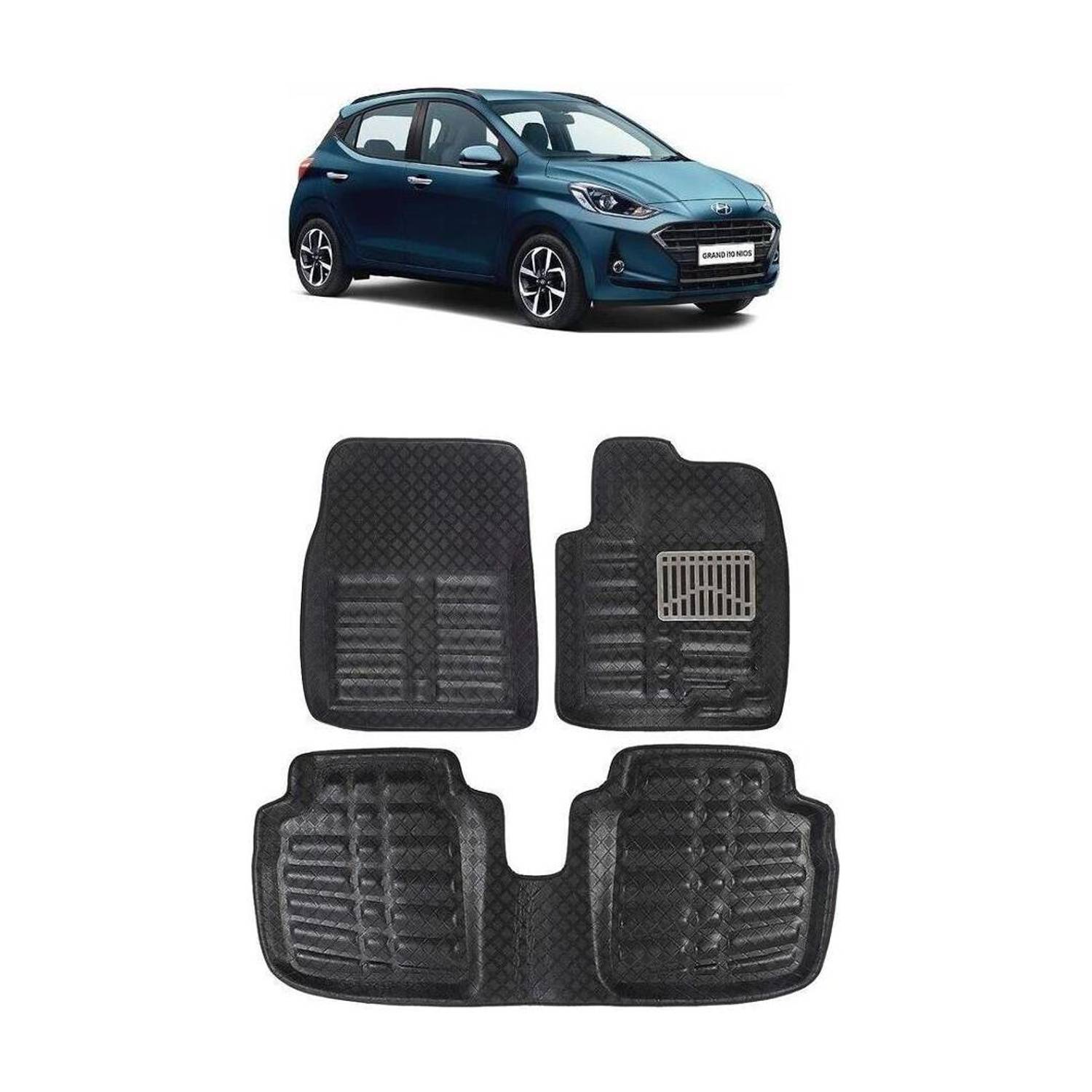 ARNEJA Polyutherine 3D Mat For Hyundai Grand i10 Nios