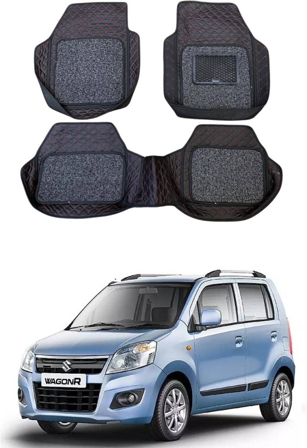 ARNEJA Leatherite 7D Mat For  Maruti Suzuki WagonR