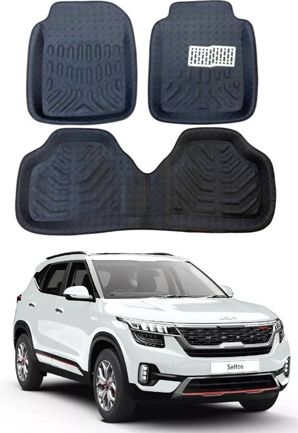 arneja trading company Polyutherine 3D Mat For Kia Seltos