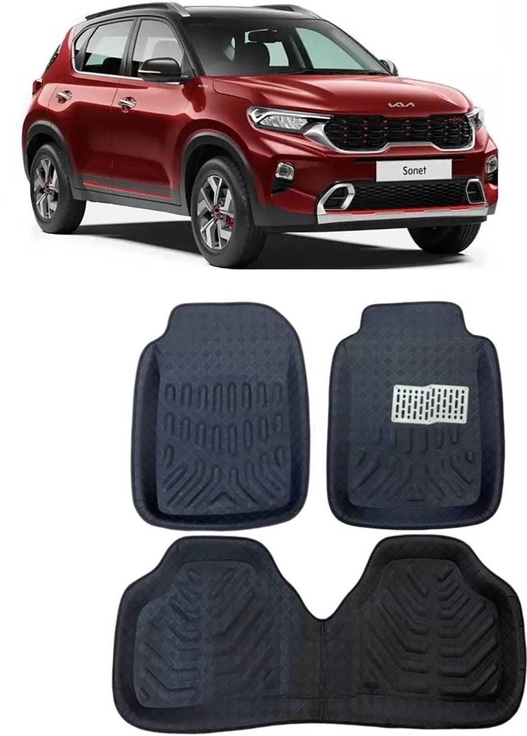 arneja trading company Polyutherine 3D Mat For Kia Sonet