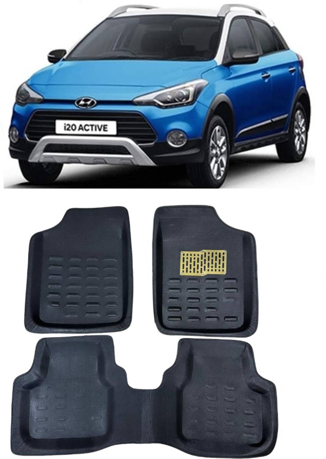arneja trading company Polyutherine 3D Mat For  Hyundai i20 Active