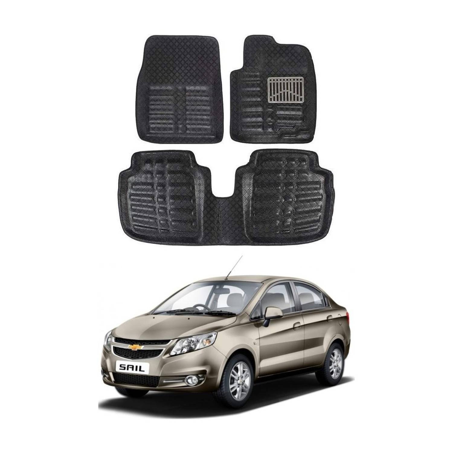 ARNEJA Polyutherine 3D Mat For Chevrolet Sail