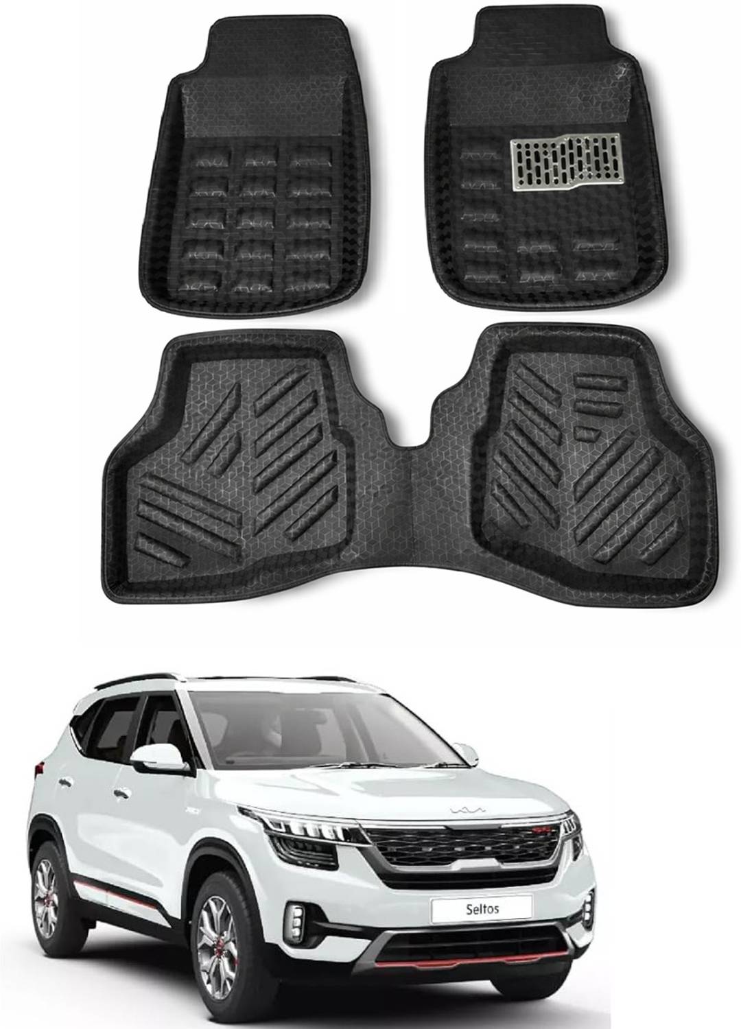 ARNEJA Polyutherine 3D Mat For Kia Seltos