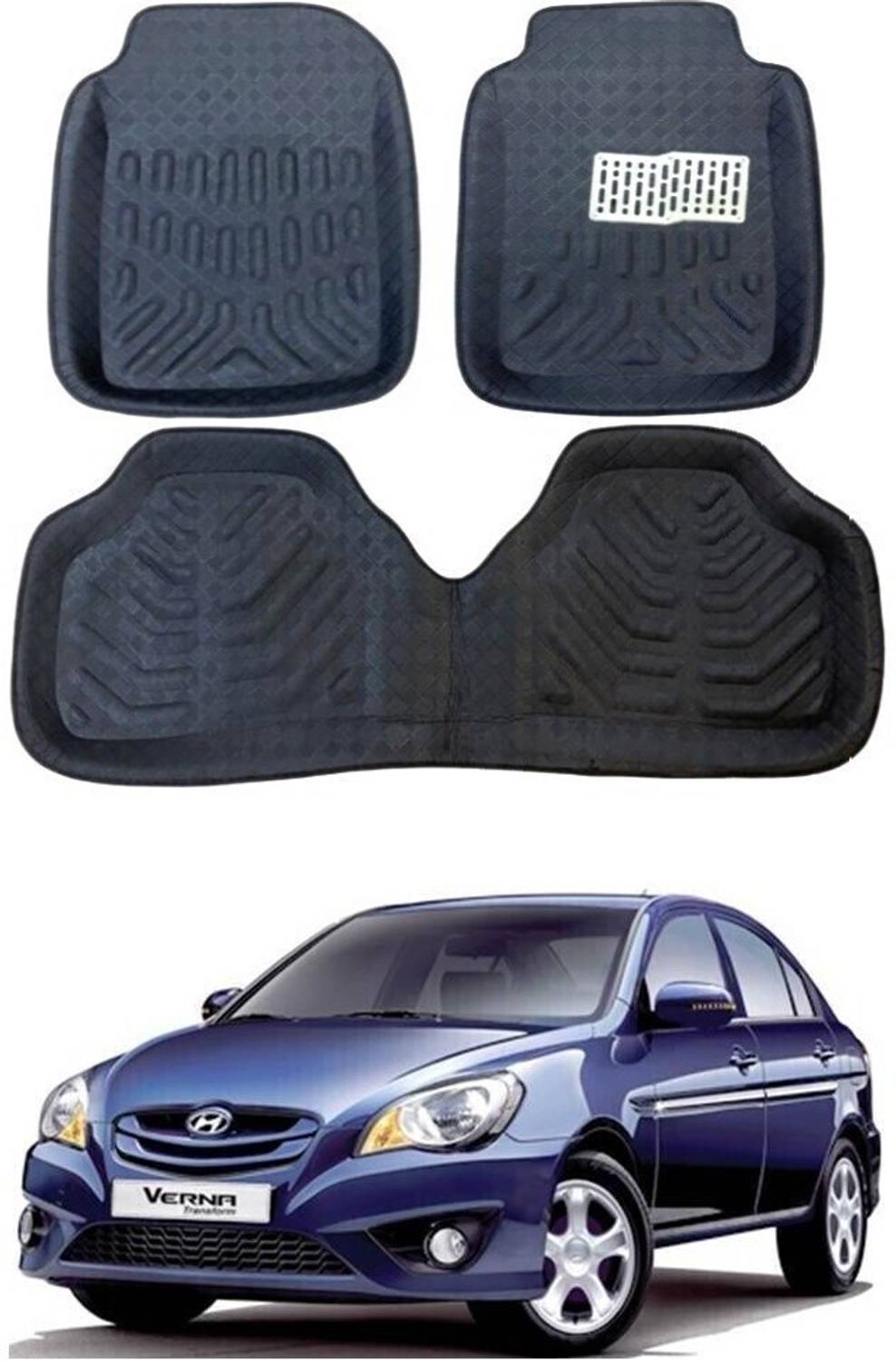 ARNEJA Polyutherine 3D Mat For Hyundai Verna Transform
