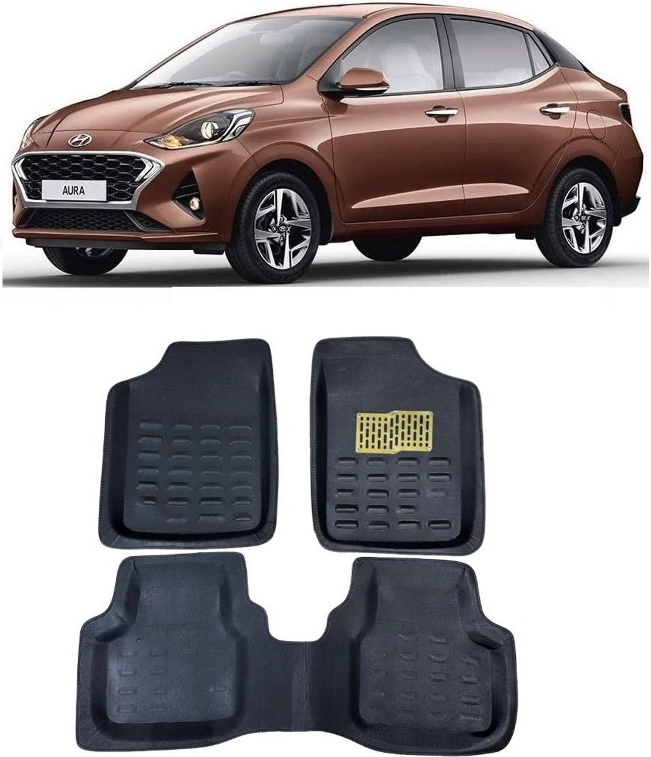 ARNEJA Polyutherine 3D Mat For  Hyundai Aura