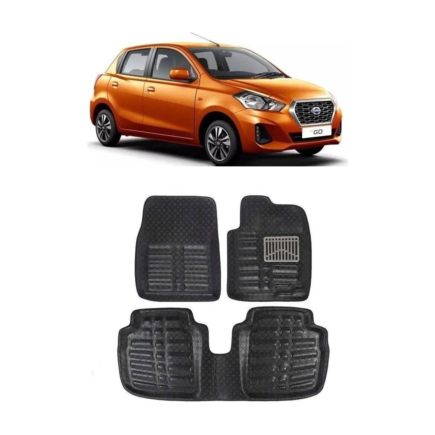 ARNEJA Polyutherine 3D Mat For Maruti Suzuki Go
