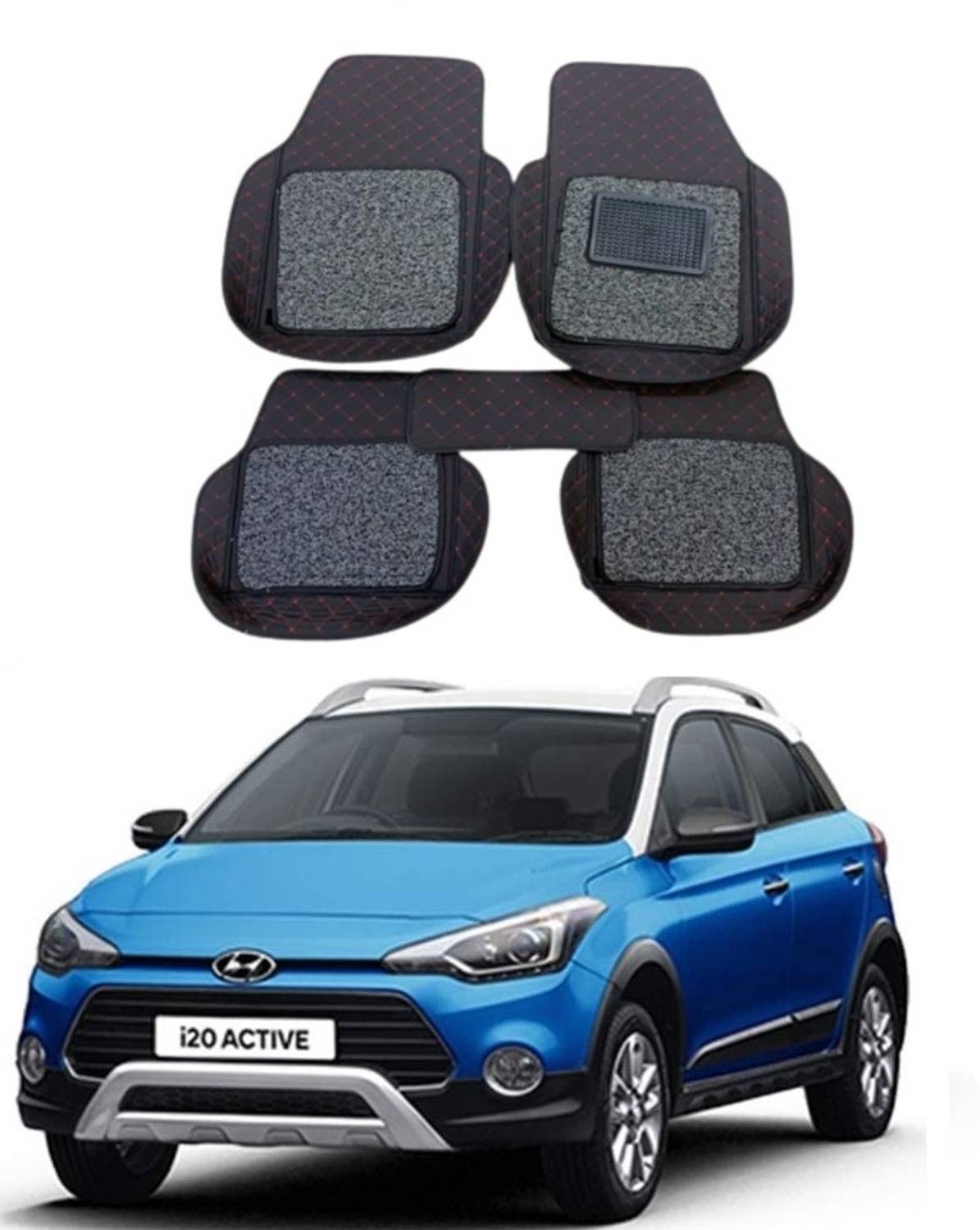 arneja trading company Leatherite 7D Mat For Hyundai i20 Active