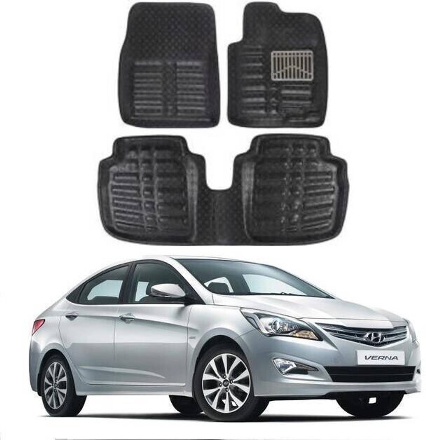 arneja trading company Polyutherine 3D Mat For  Hyundai Verna