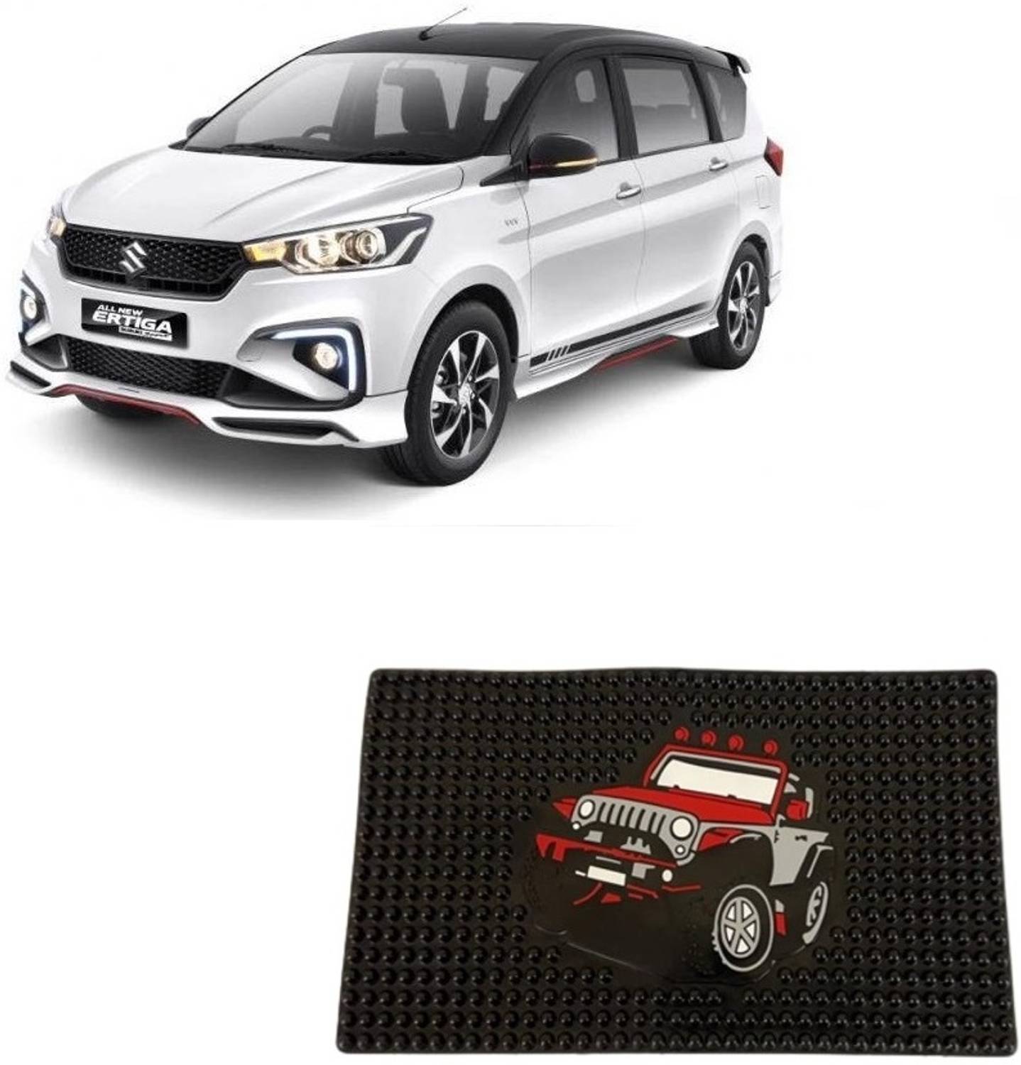 Arnejaa Rubber Standard Mat For Maruti Suzuki Ertiga
