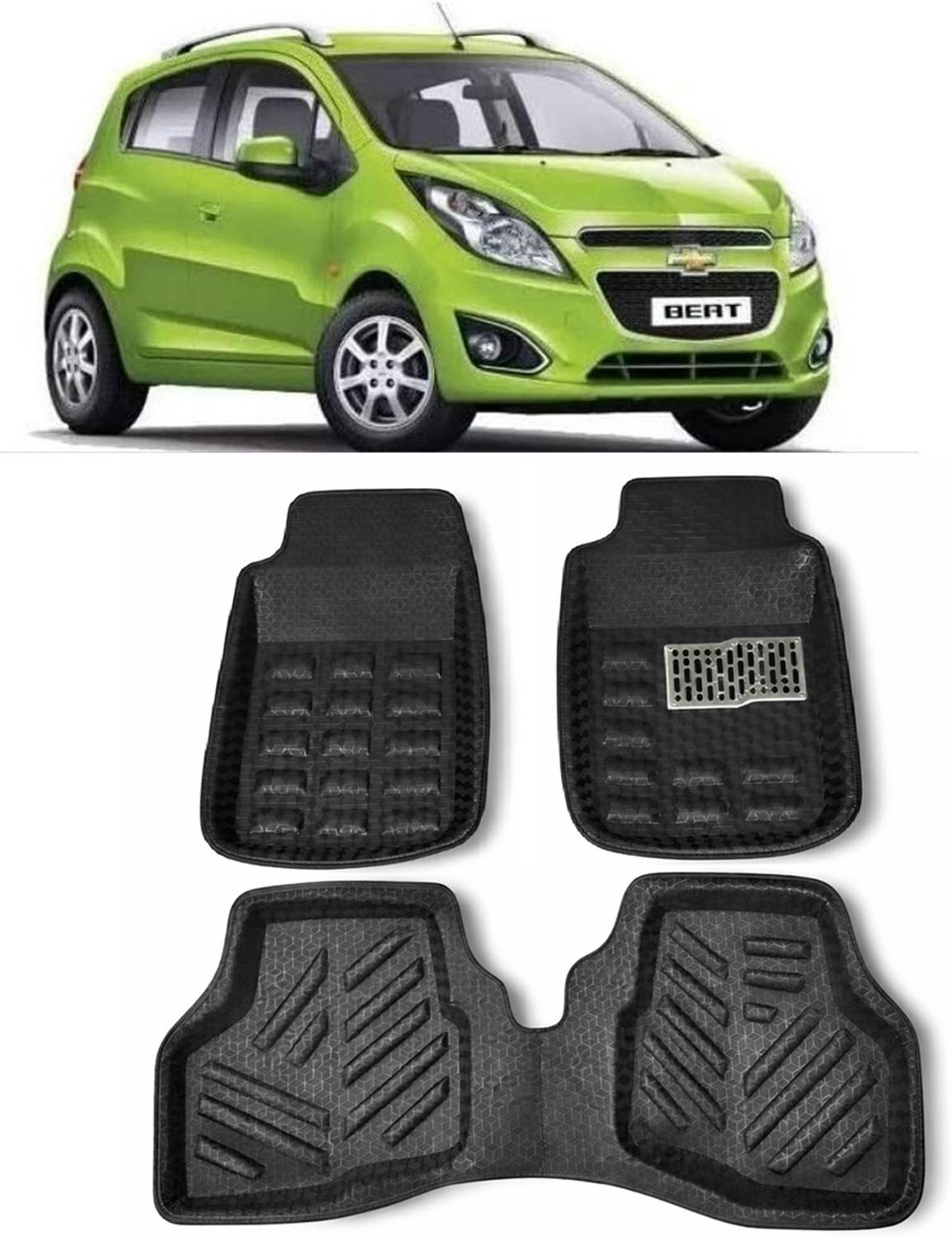 ARNEJA Polyutherine 3D Mat For Chevrolet Beat