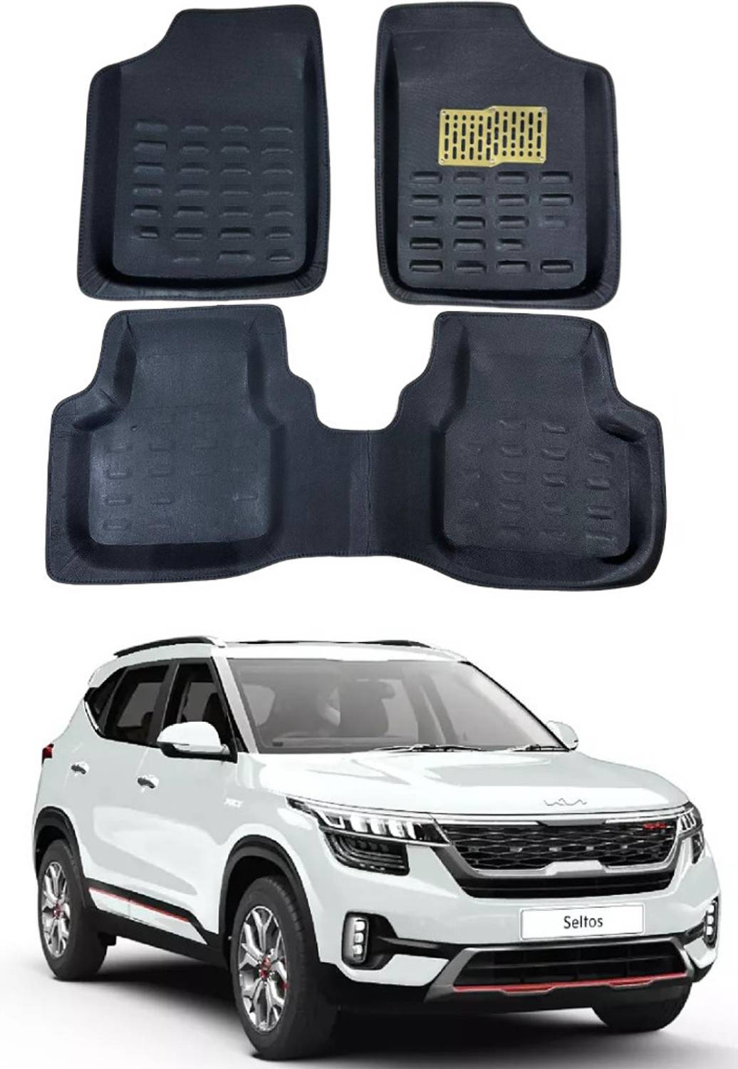 arneja trading company Polyutherine 3D Mat For  Kia Seltos