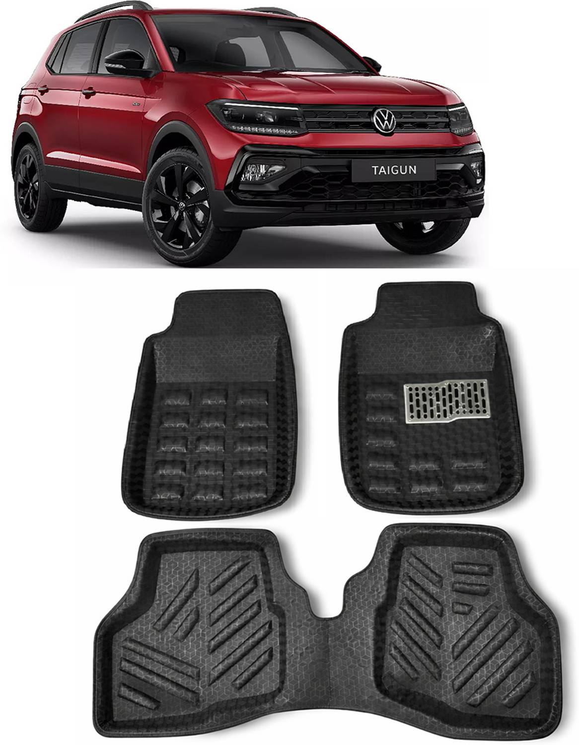 arneja trading company Polyutherine 3D Mat For Volkswagen Taigun