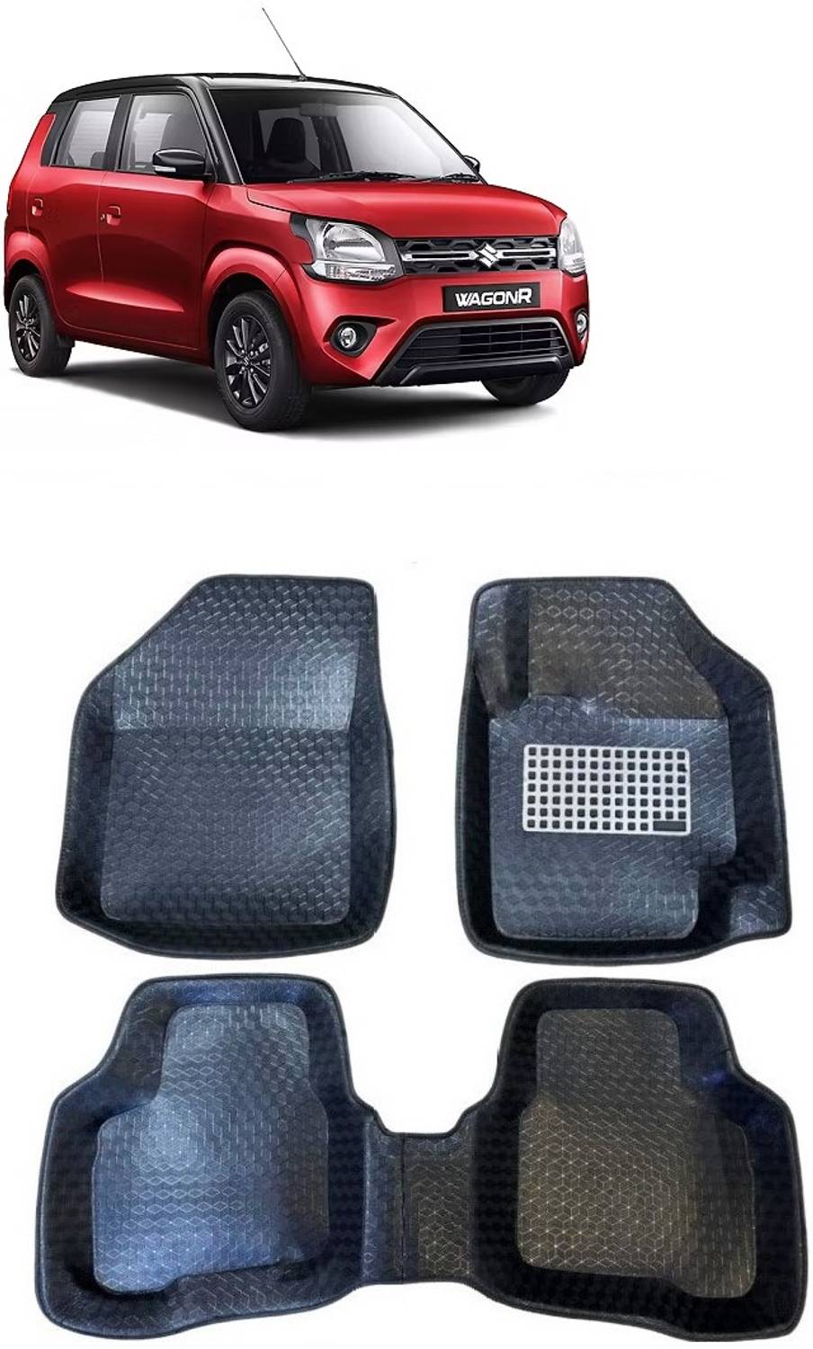 arneja trading company Polyutherine 5D Mat For Maruti Suzuki Wagon R 1.0