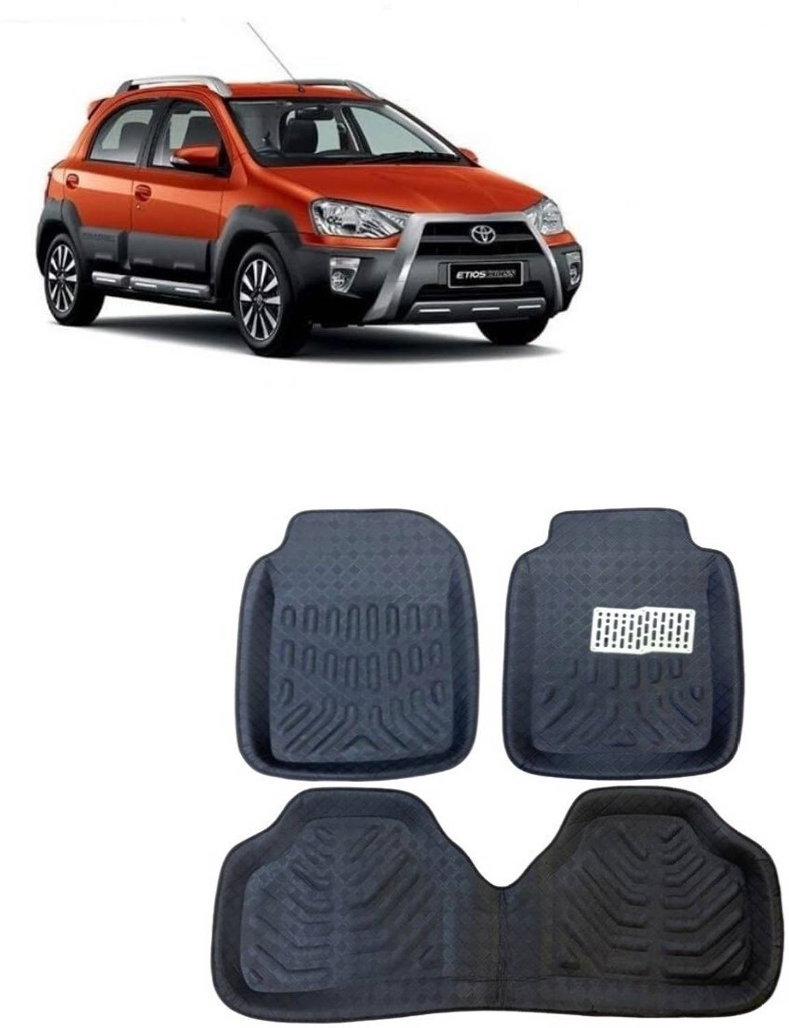 Arnejaa Polyutherine 3D Mat For Toyota Etios Cross