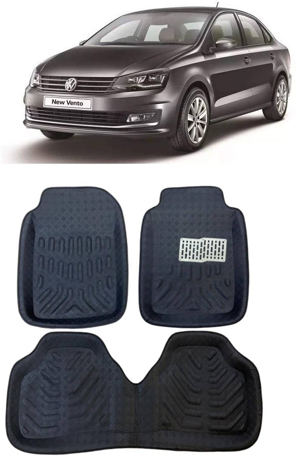 ARNEJA Polyutherine 3D Mat For  Volkswagen Vento