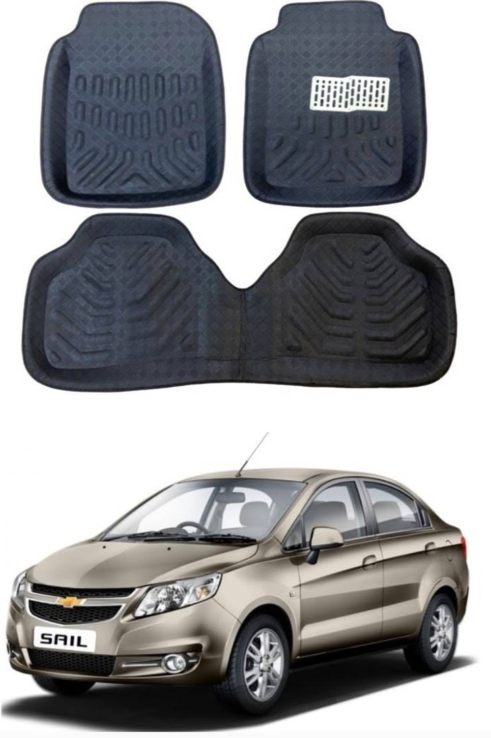 ARNEJA Polyutherine 3D Mat For Chevrolet Sail
