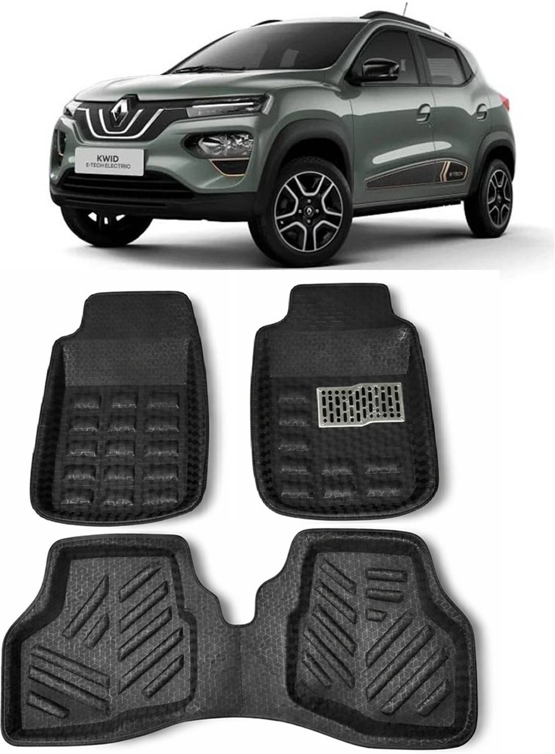 ARNEJA Polyutherine 3D Mat For  Renault Kwid EV