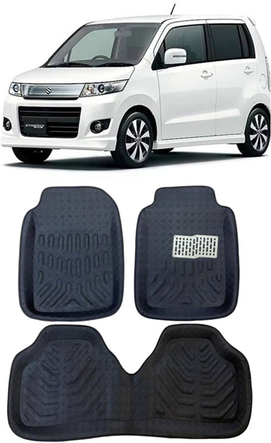 ARNEJA Polyutherine 3D Mat For Maruti Suzuki WagonR Stingray