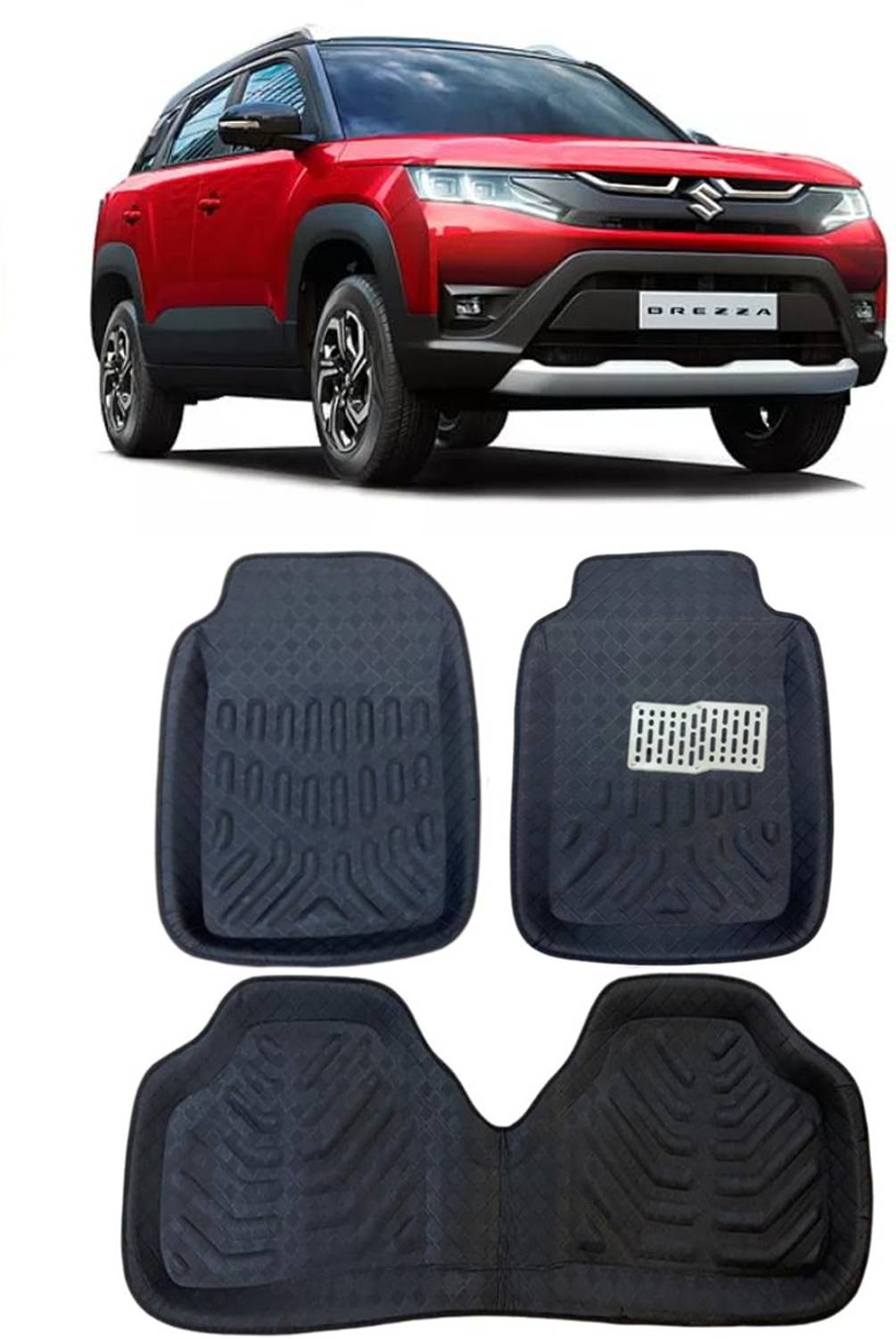 Arnejaa Polyutherine 3D Mat For Maruti Suzuki New Brezza
