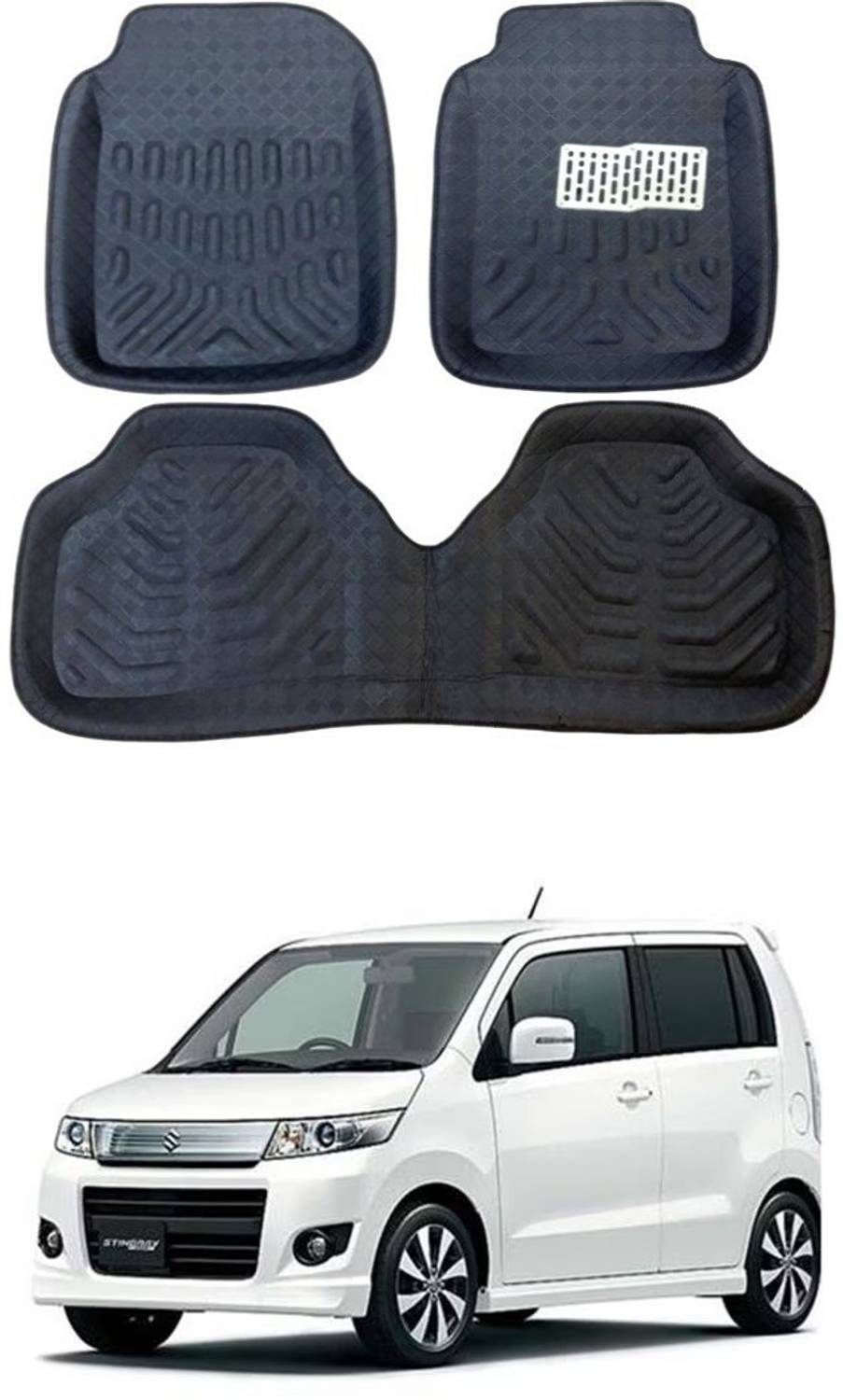 arneja trading company Polyutherine 3D Mat For  Maruti Suzuki WagonR Stingray