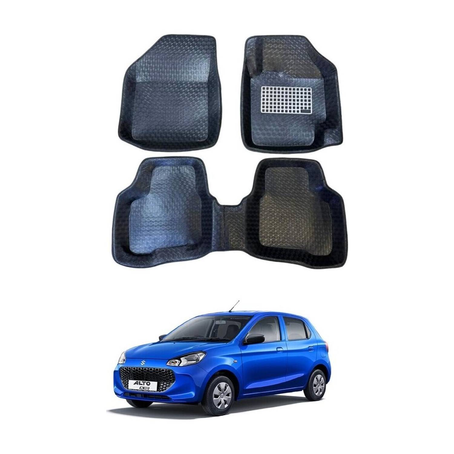 arneja trading company Plastic 5D Mat For Maruti Suzuki Alto K10