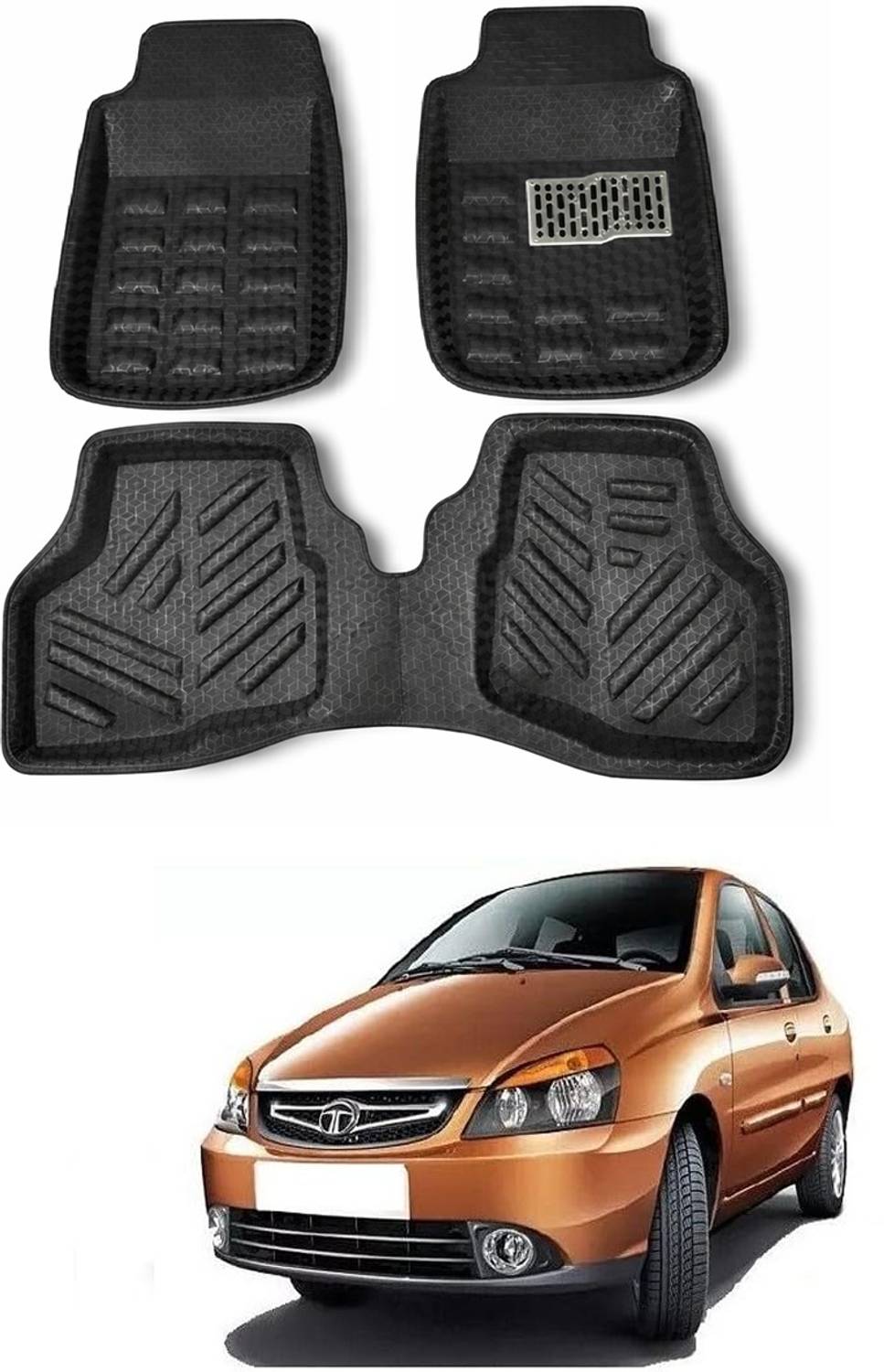 ARNEJA Polyutherine 3D Mat For Tata Indigo