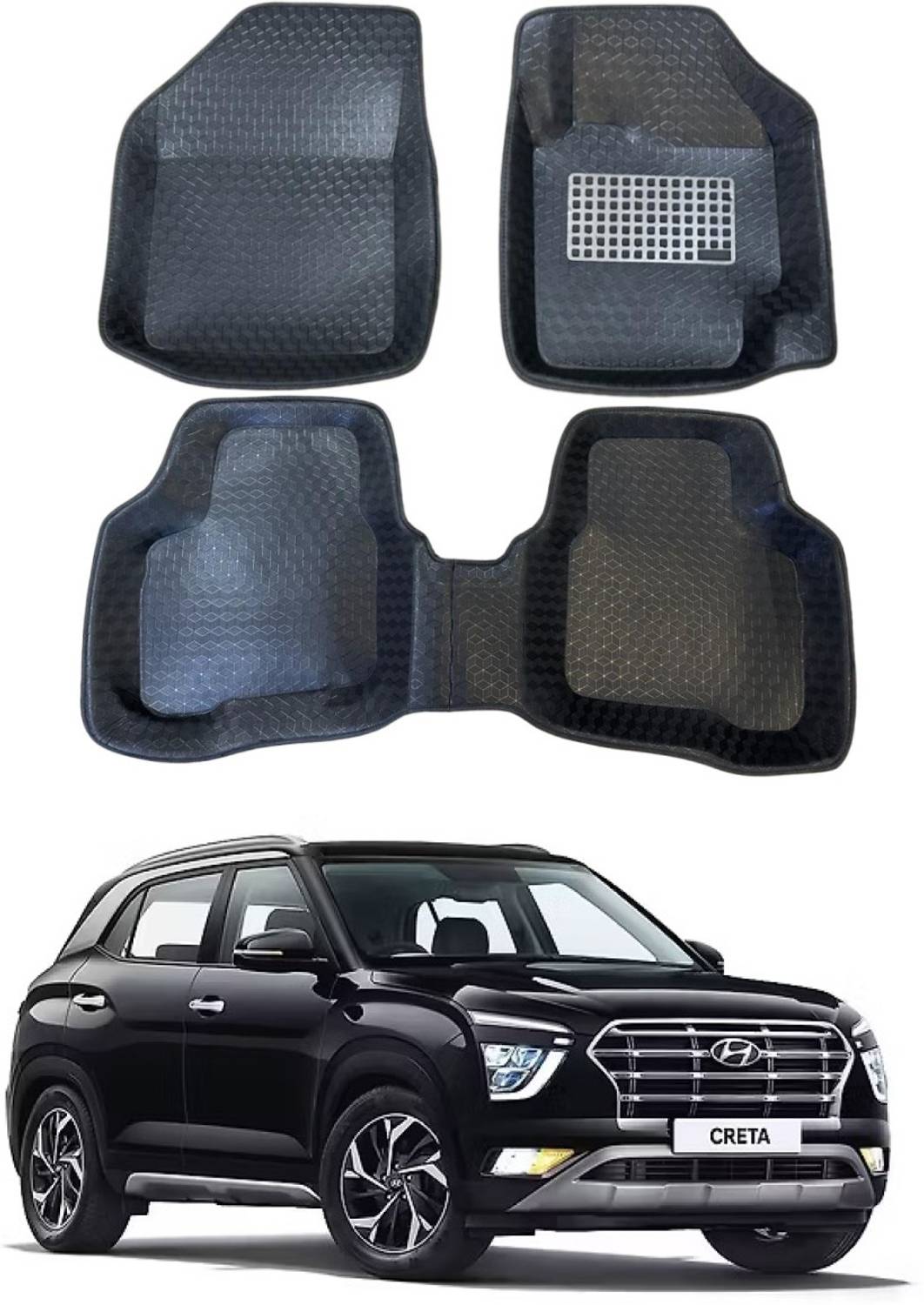 ARNEJA Polyutherine 5D Mat For Hyundai Creta
