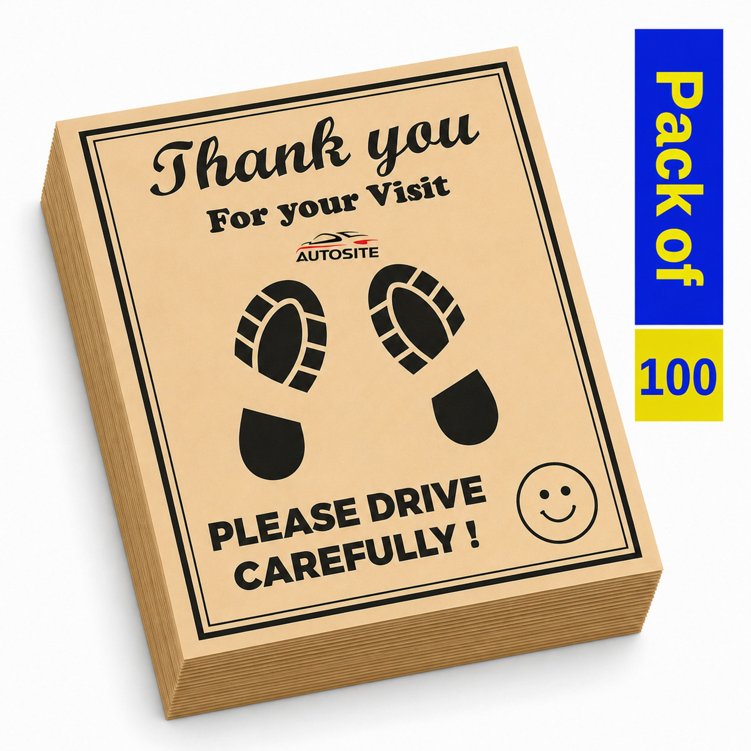 Image of AUTOSITE Paper Disposable Paper Mat For Universal For Car