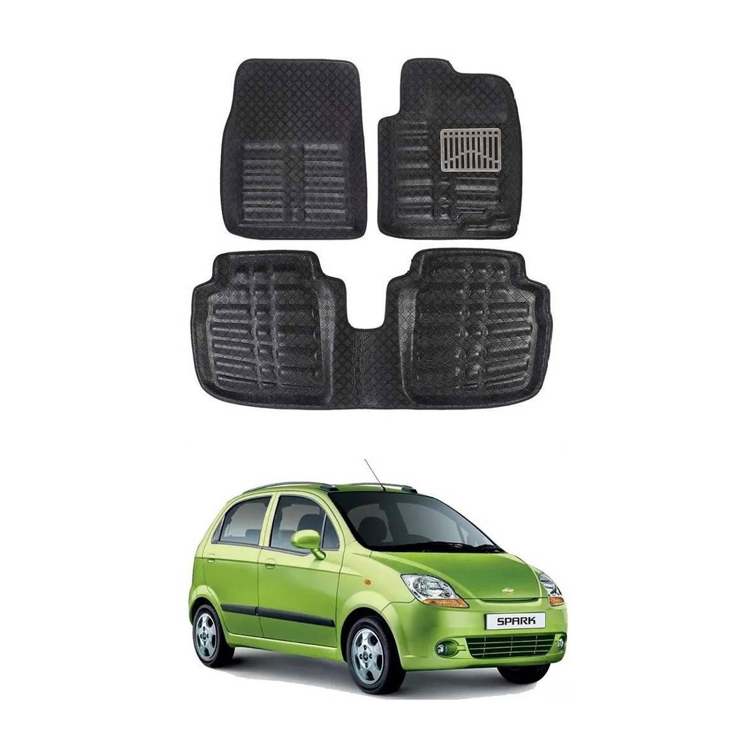 ARNEJA Polyutherine 3D Mat For Chevrolet Spark