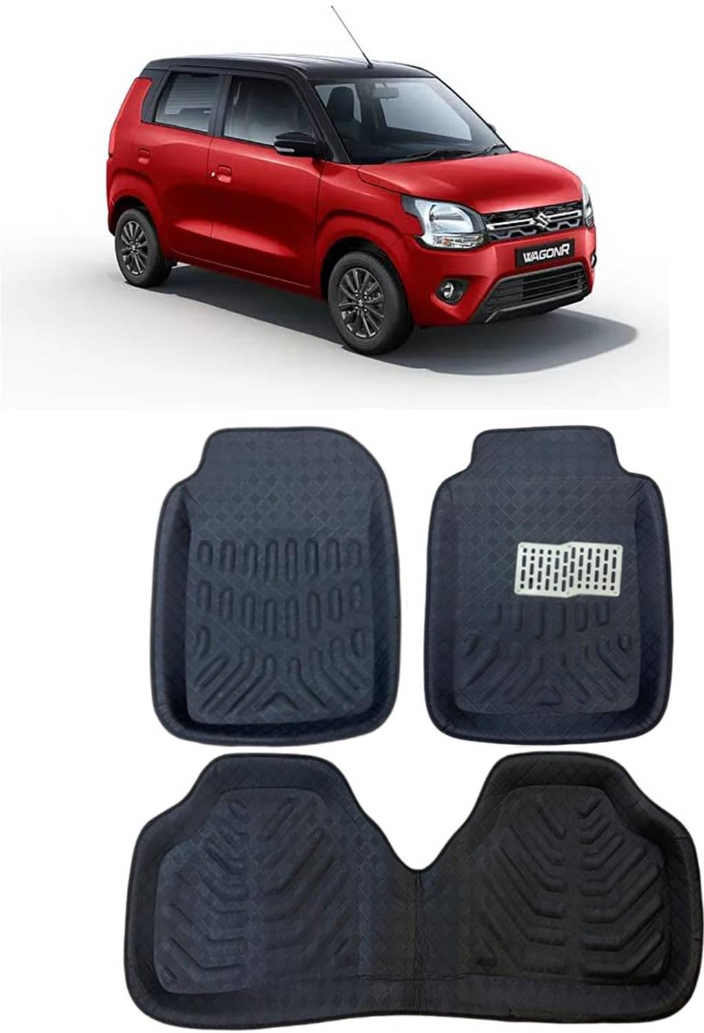 arneja trading company Polyutherine 3D Mat For  Maruti Suzuki Wagon R 1.0
