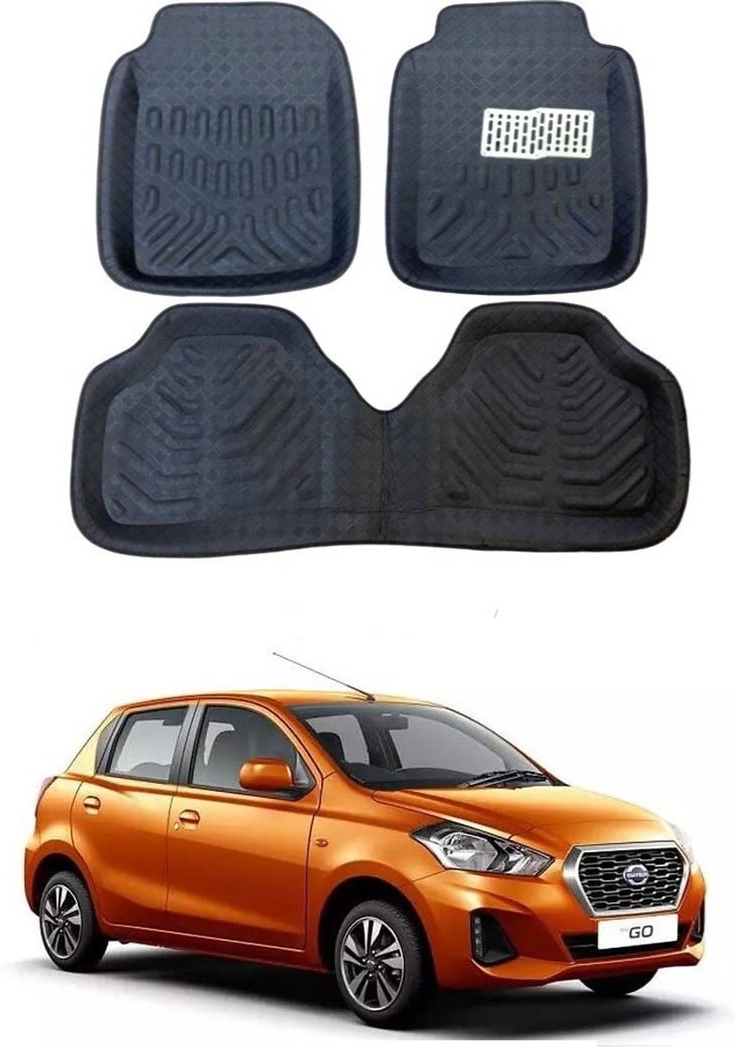 ARNEJA Polyutherine 3D Mat For  Maruti Suzuki Go