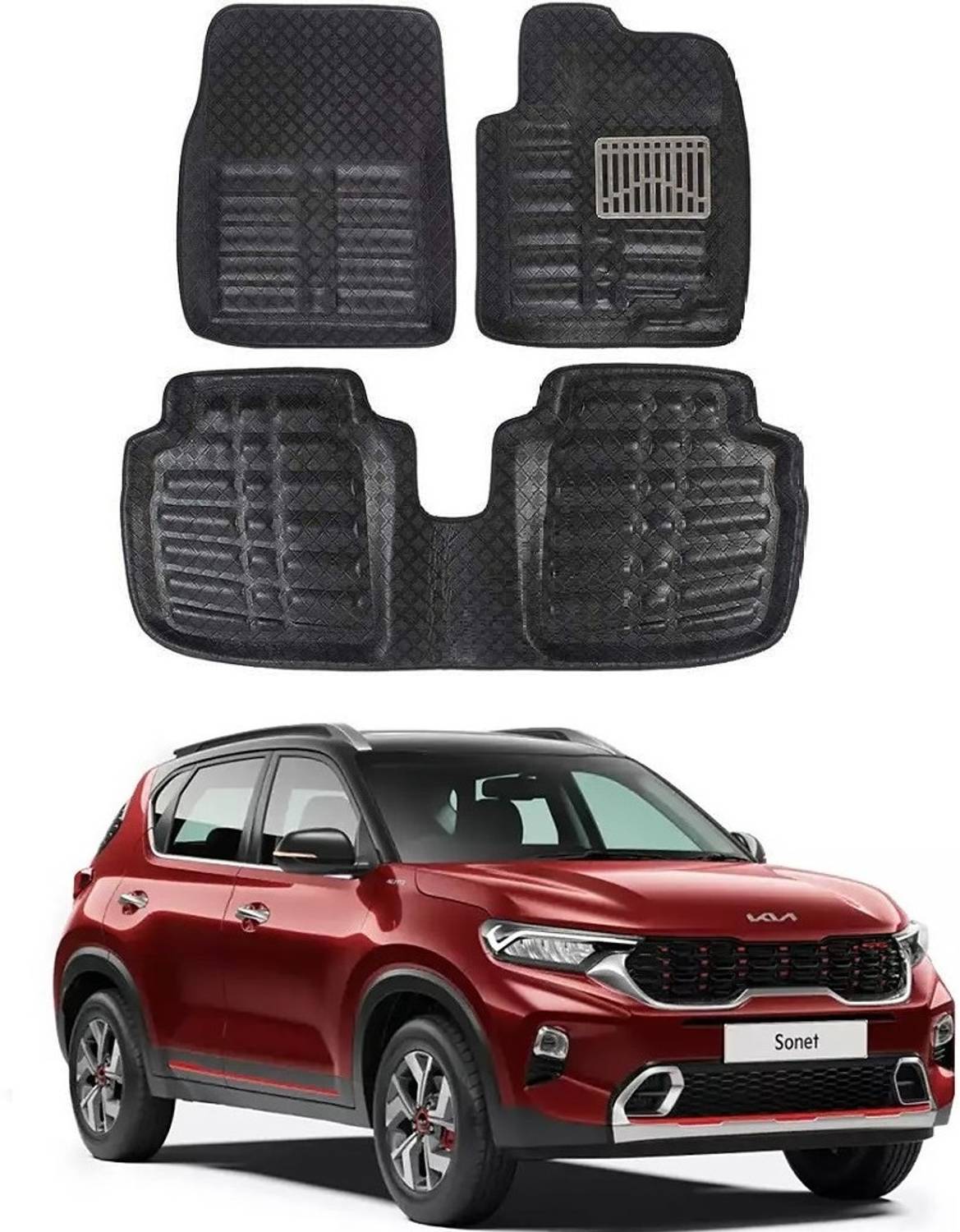 arneja trading company Polyutherine 3D Mat For Kia Sonet