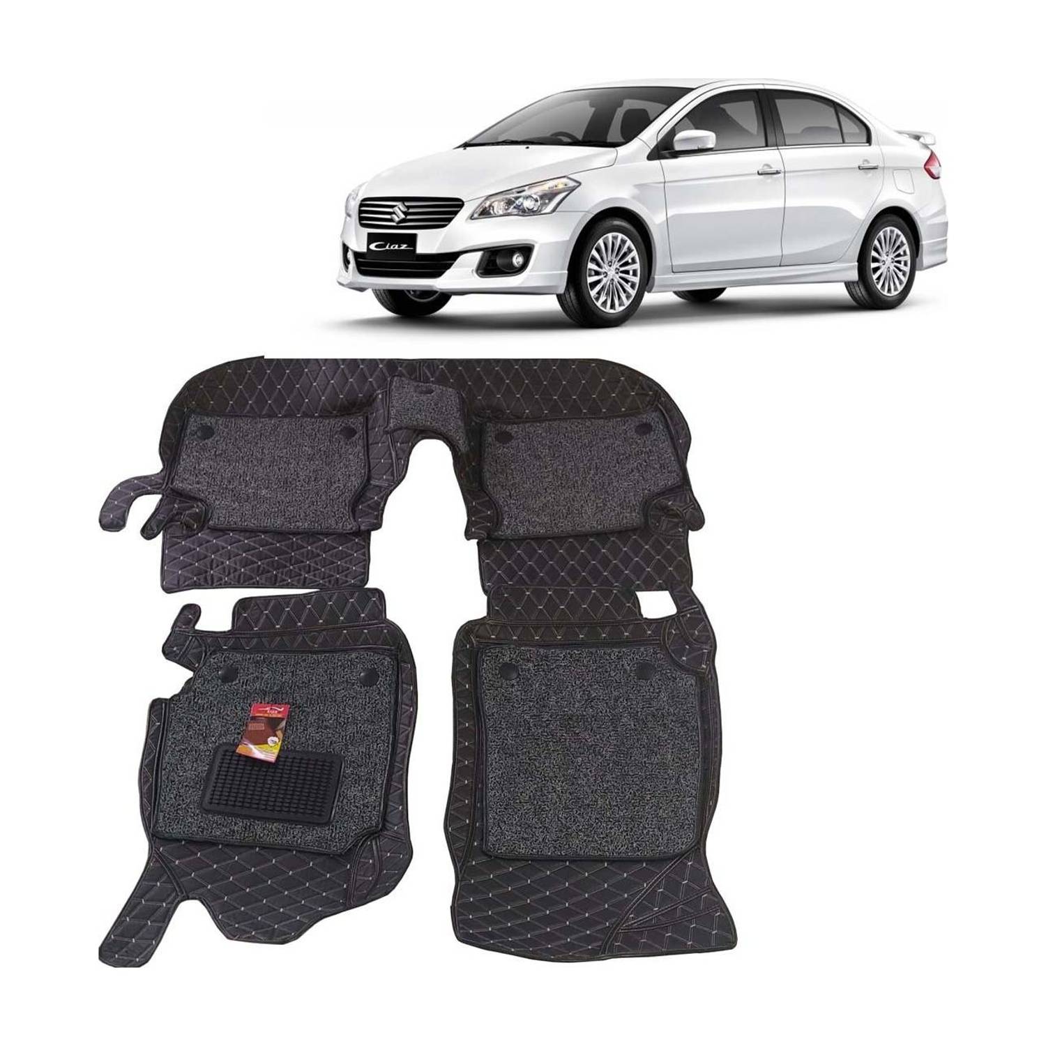 AUTORACE Leatherite 7D Mat For Maruti Suzuki Ciaz