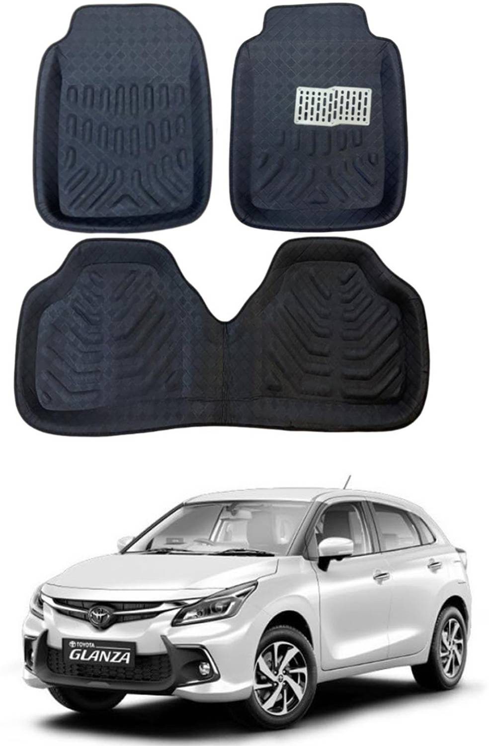 Arnejaa Polyutherine 3D Mat For  Toyota Glanza