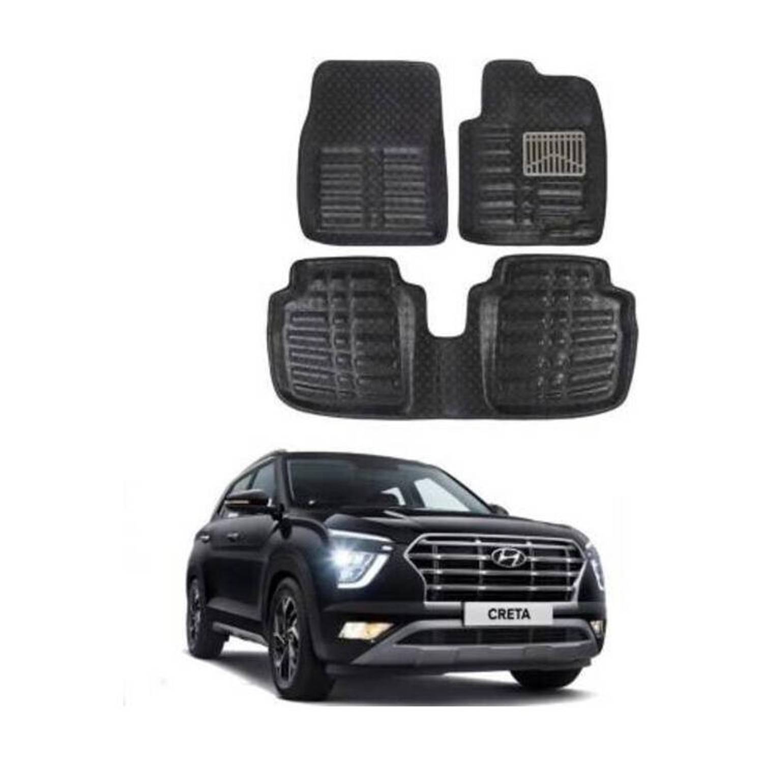 arneja trading company Polyutherine 3D Mat For  Hyundai Creta