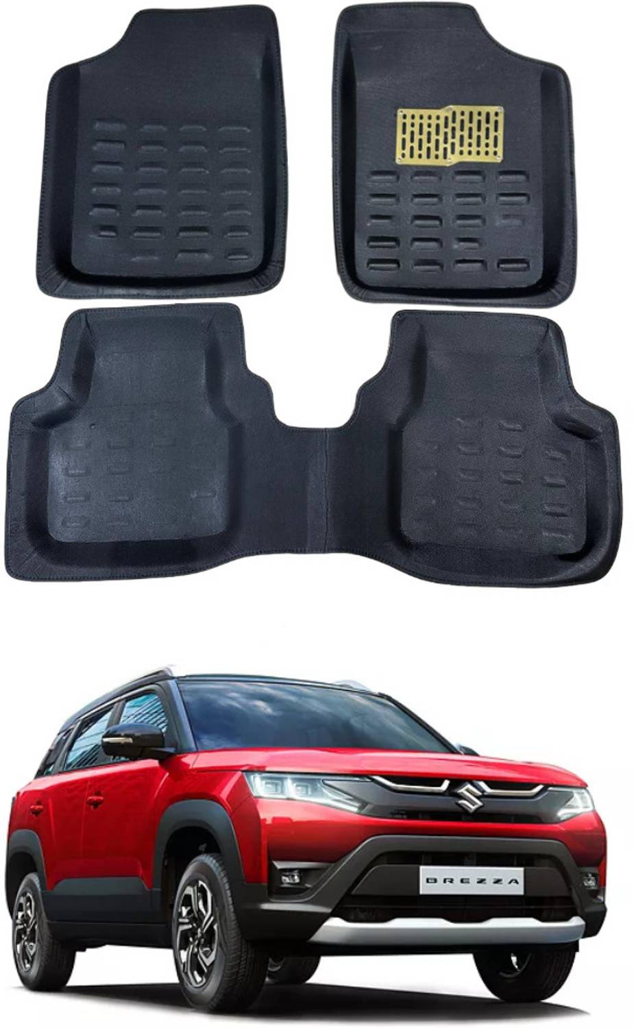 ARNEJA Polyutherine 3D Mat For  Maruti Suzuki New Brezza