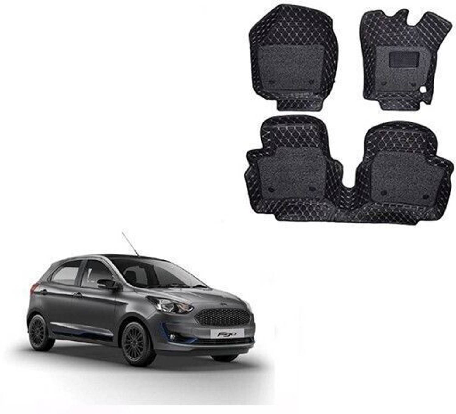 Autorepute Leather 5D Mat For Ford Figo