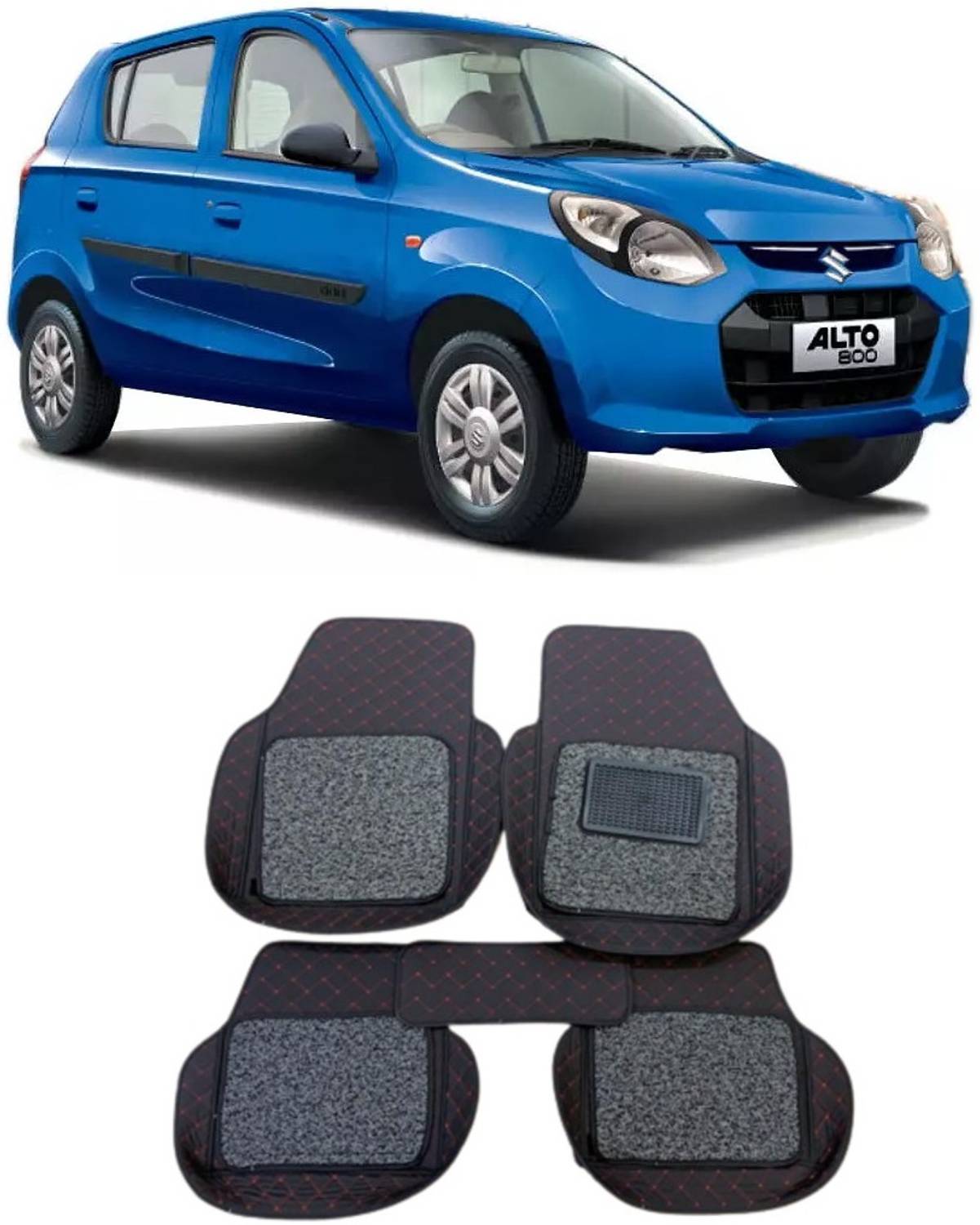 arneja trading company Leatherite 7D Mat For  Maruti Suzuki Alto 800