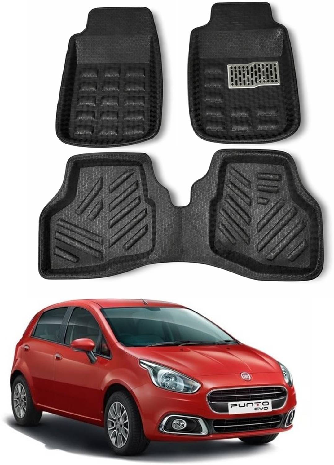 ARNEJA Polyutherine 3D Mat For  Fiat Punto