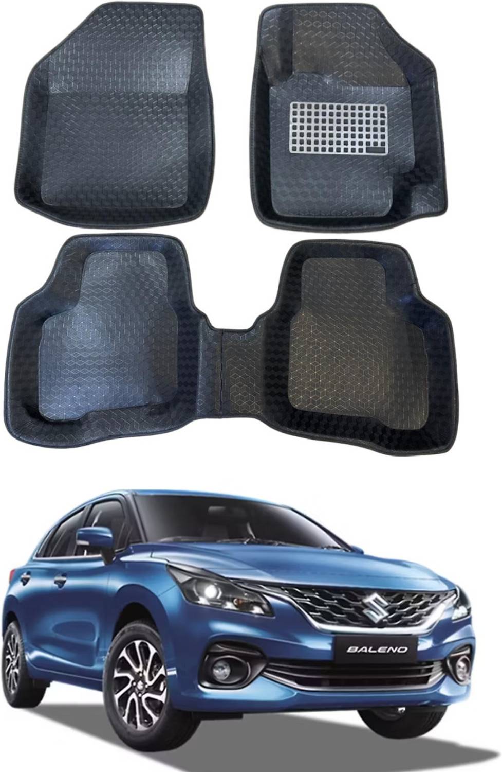 ARNEJA Polyutherine 5D Mat For Maruti Suzuki Baleno