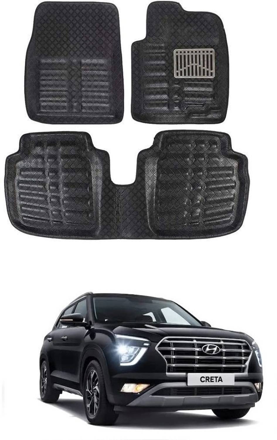 arneja trading company Polyutherine 3D Mat For Hyundai Creta