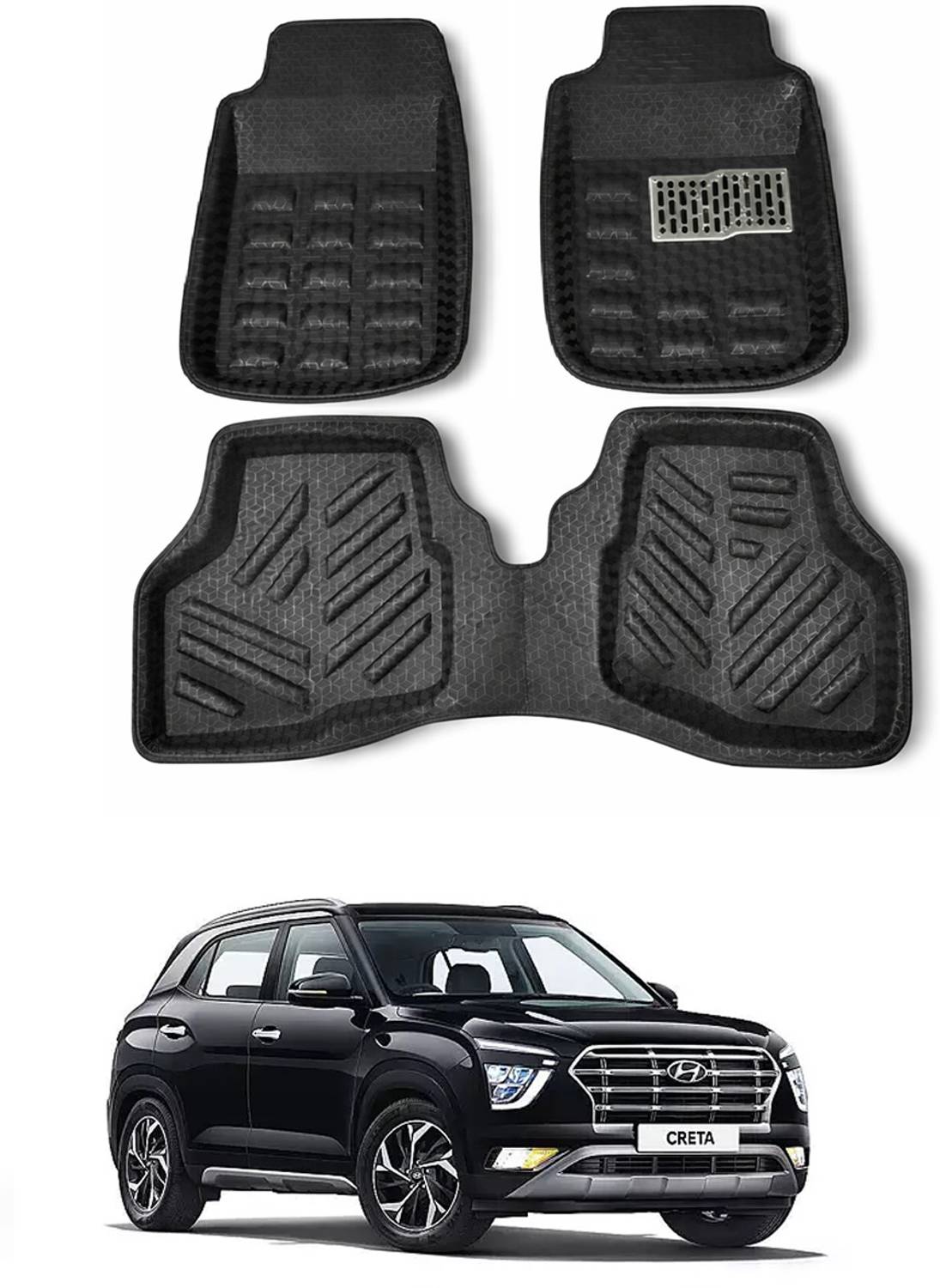 ARNEJA Polyutherine 3D Mat For Hyundai Creta
