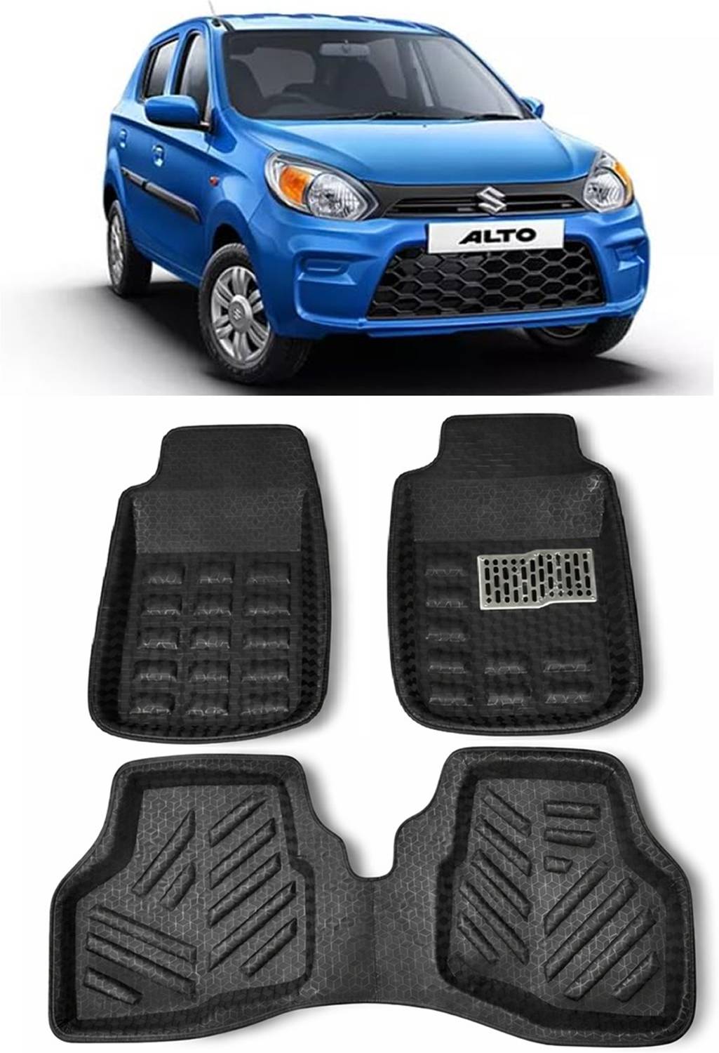 arneja trading company Polyutherine 3D Mat For  Maruti Suzuki Alto
