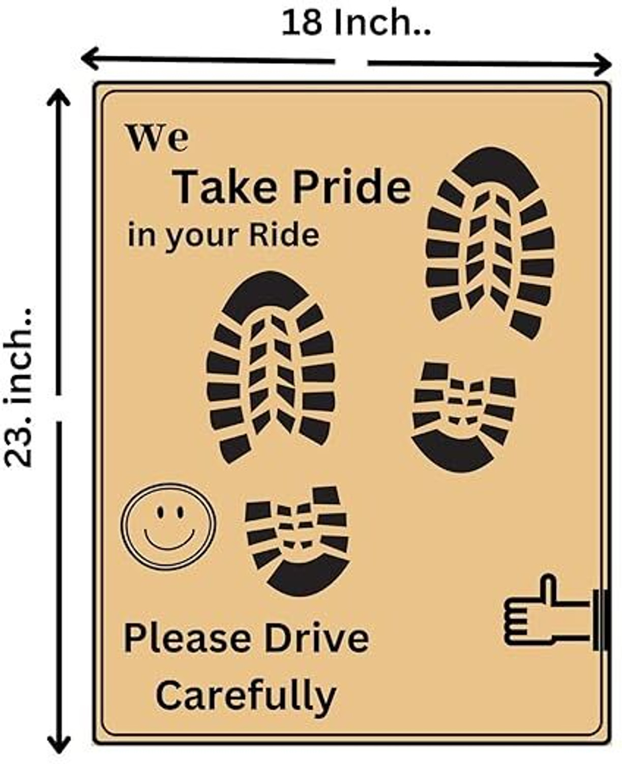 Image of MJM Good Connections Paper Disposable Paper Mat For Universal For Car