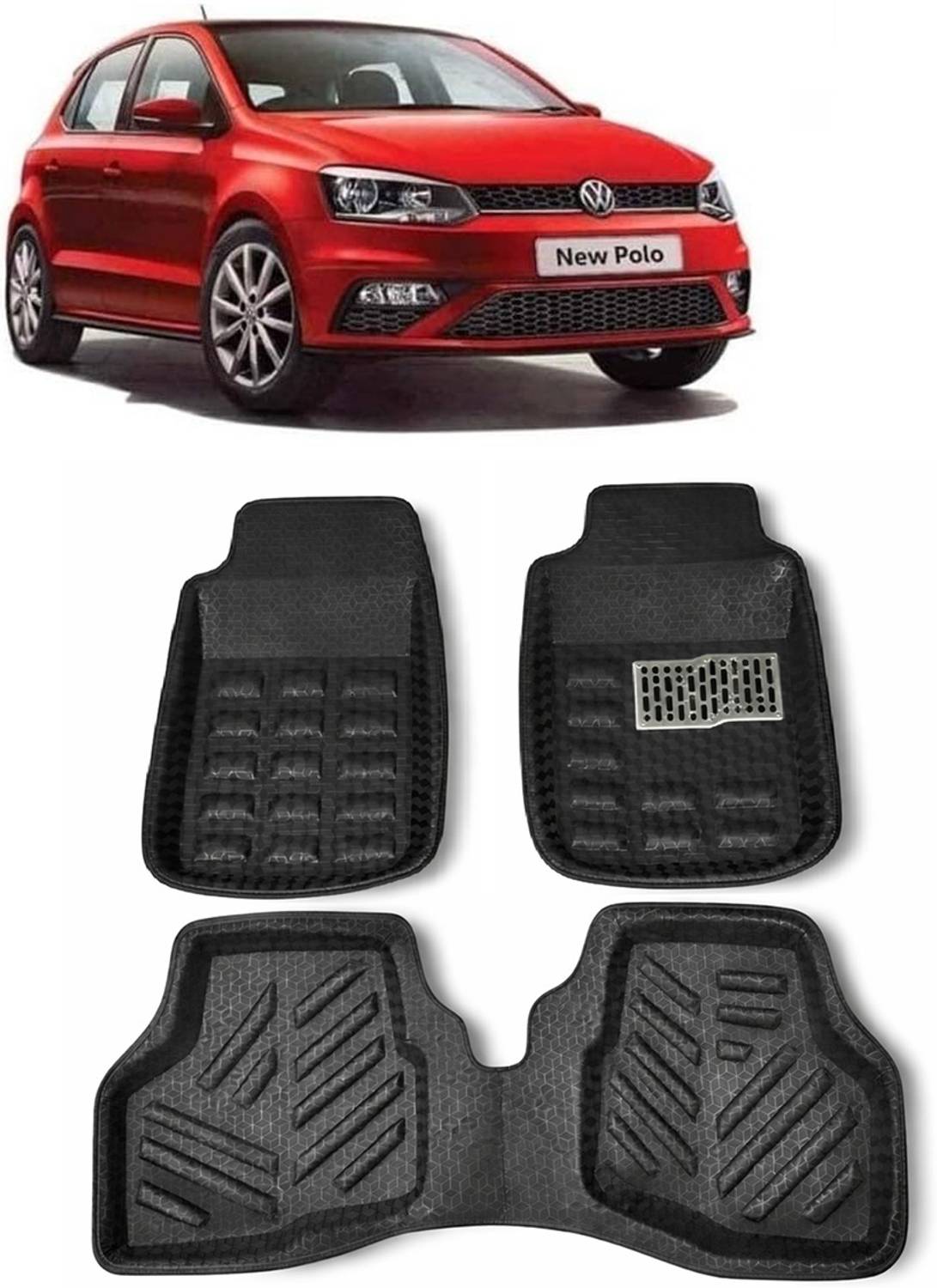 Arnejaa Polyutherine 3D Mat For Volkswagen Polo