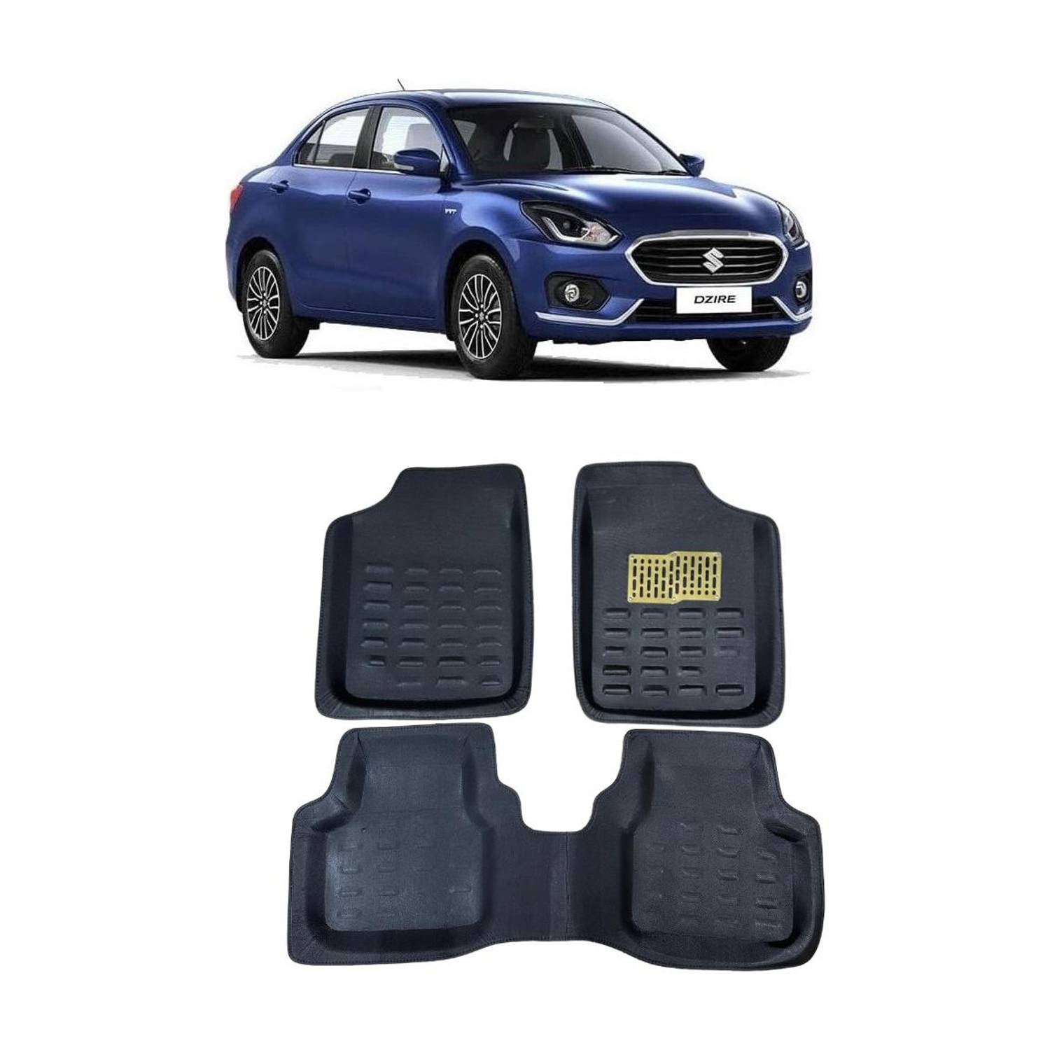 Arnejaa Polyutherine 3D Mat For  Maruti Suzuki New Dzire