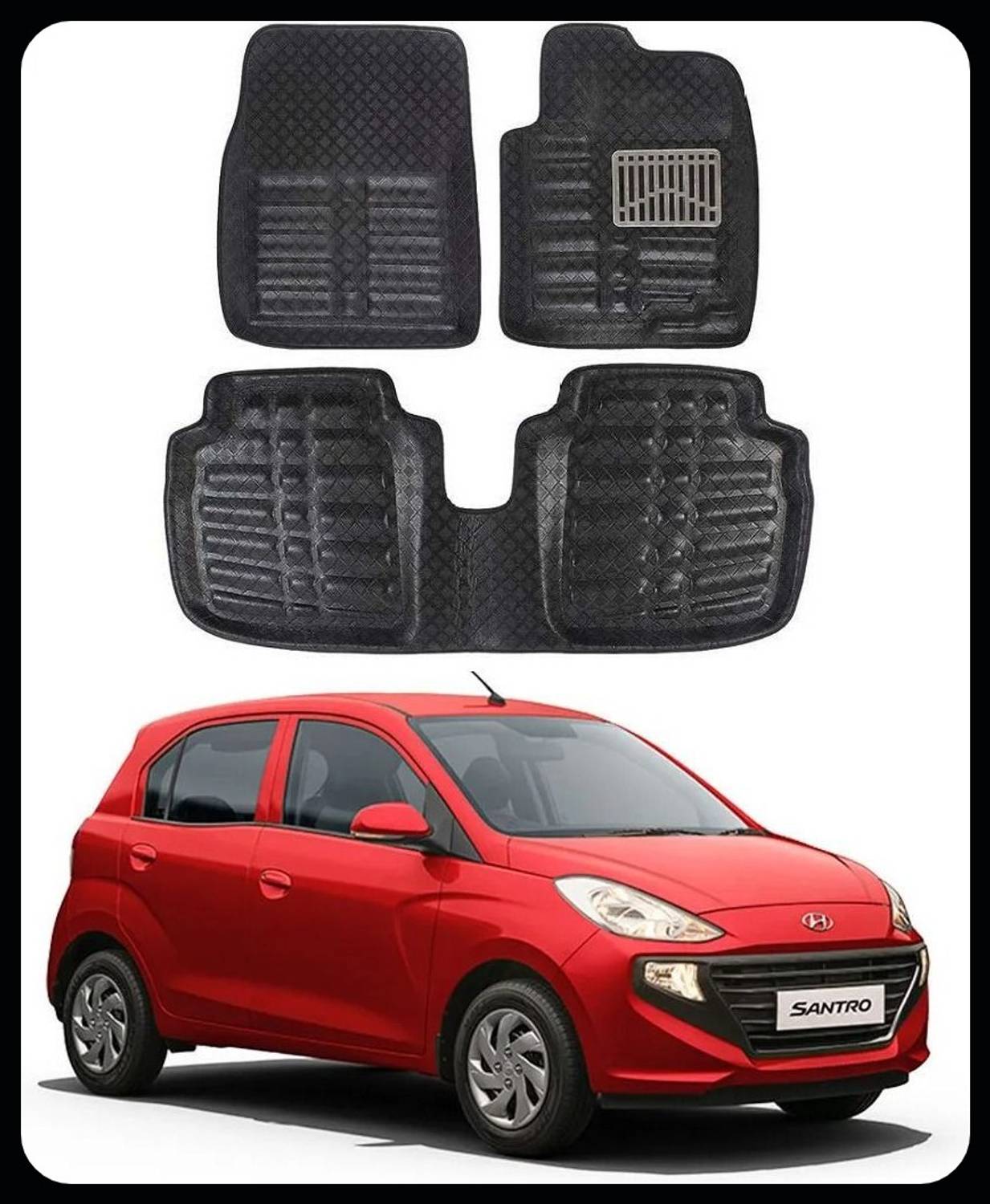 Arnejaa Polyutherine 3D Mat For  Hyundai Santro