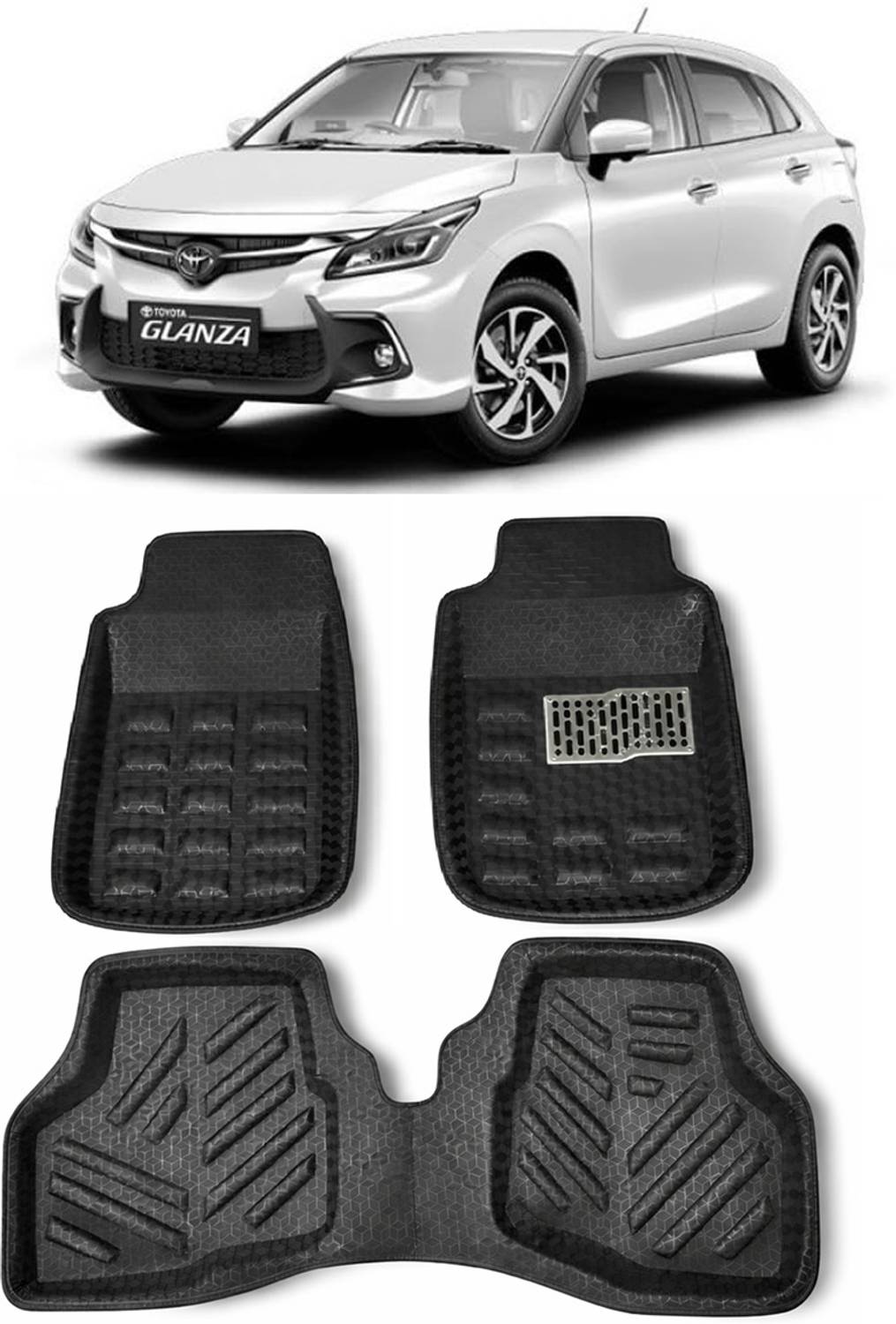 arneja trading company Polyutherine 3D Mat For  Toyota Glanza