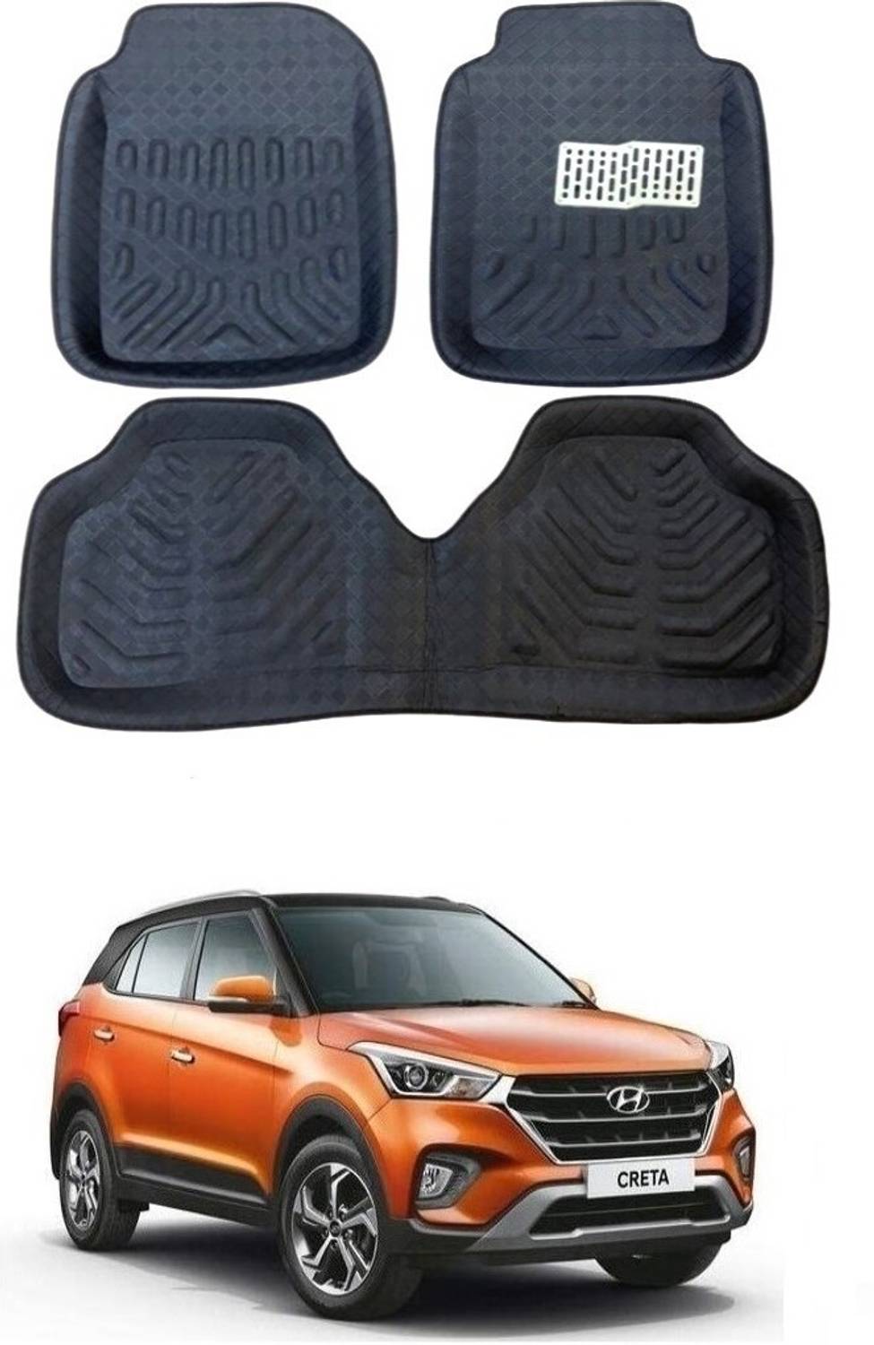 arneja trading company Polyutherine 3D Mat For  Hyundai Creta