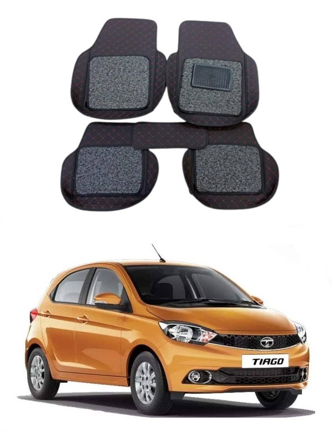 arneja trading company Leatherite 7D Mat For Tata Tiago